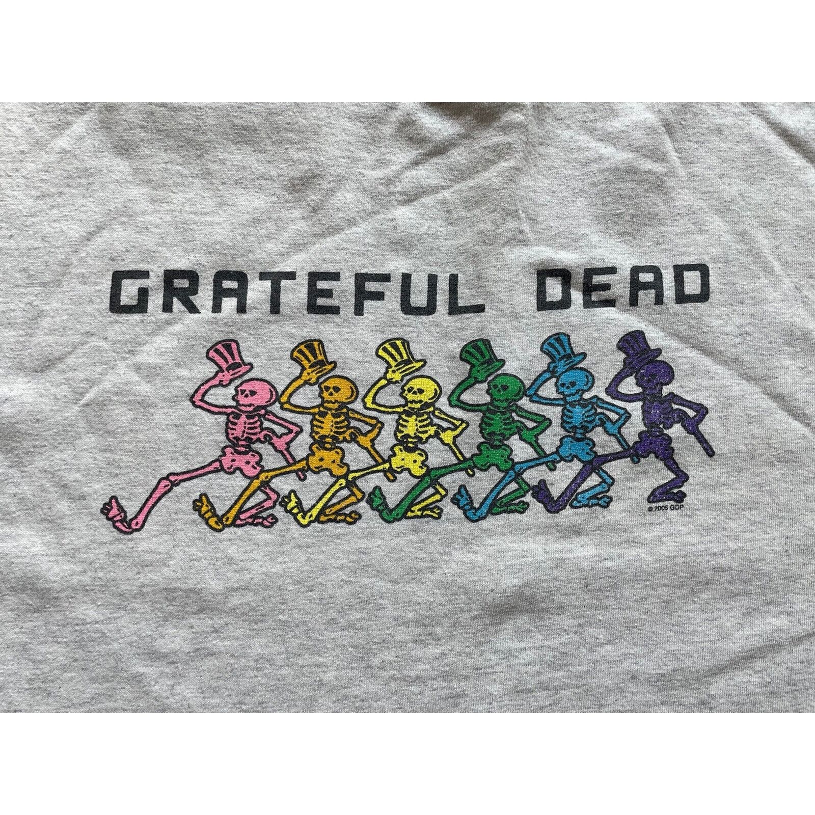 Vintage Vintage Grateful Dead Shirt Adult 2XL Rainbow Skeleton 2005 Size US XXL / EU 58 / 5 - 2 Thumbnail