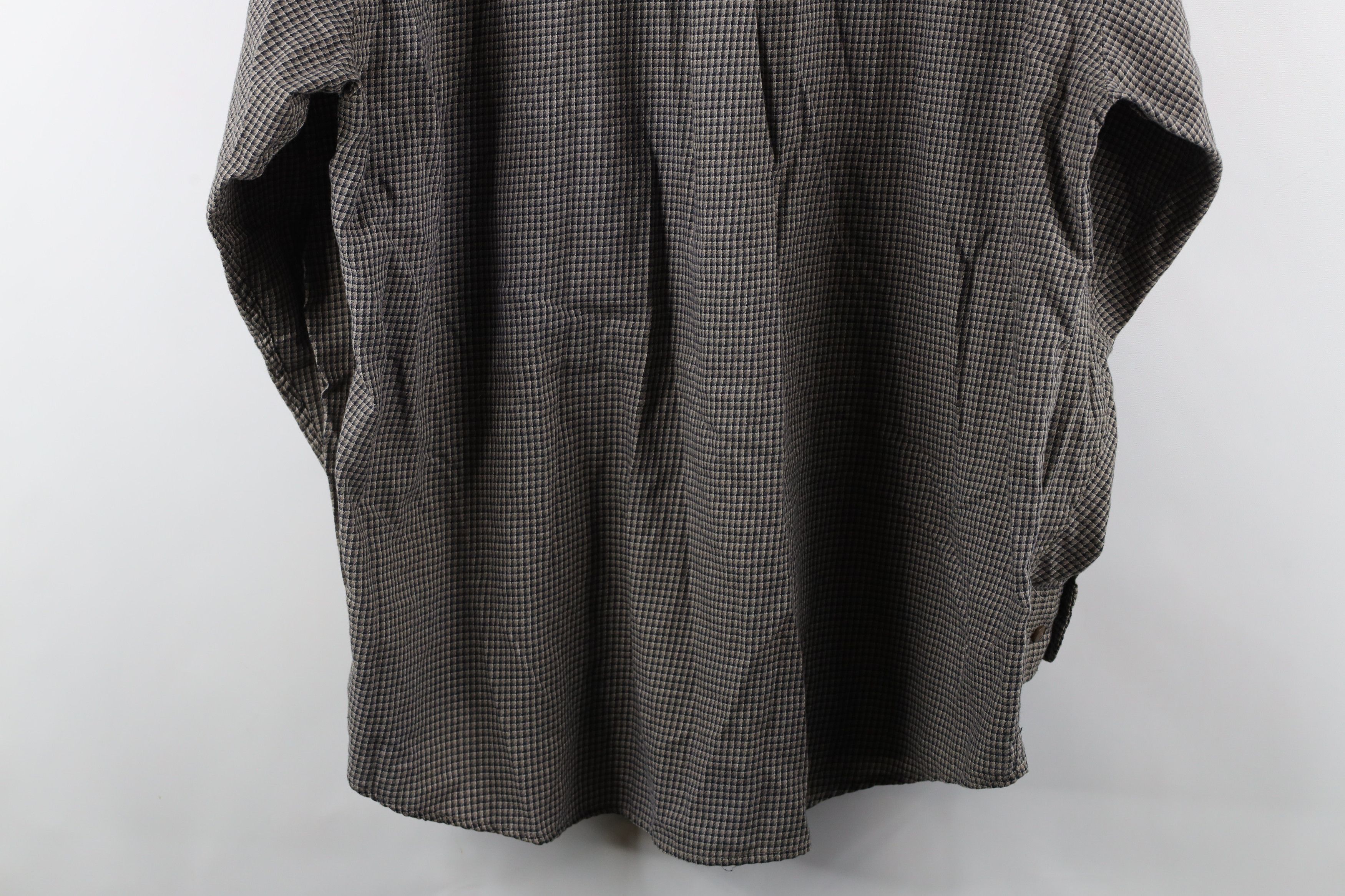 Vintage Vintage 90s Streetwear Faded Checkered Collared Button Shirt Size US XL / EU 56 / 4 - 10 Thumbnail