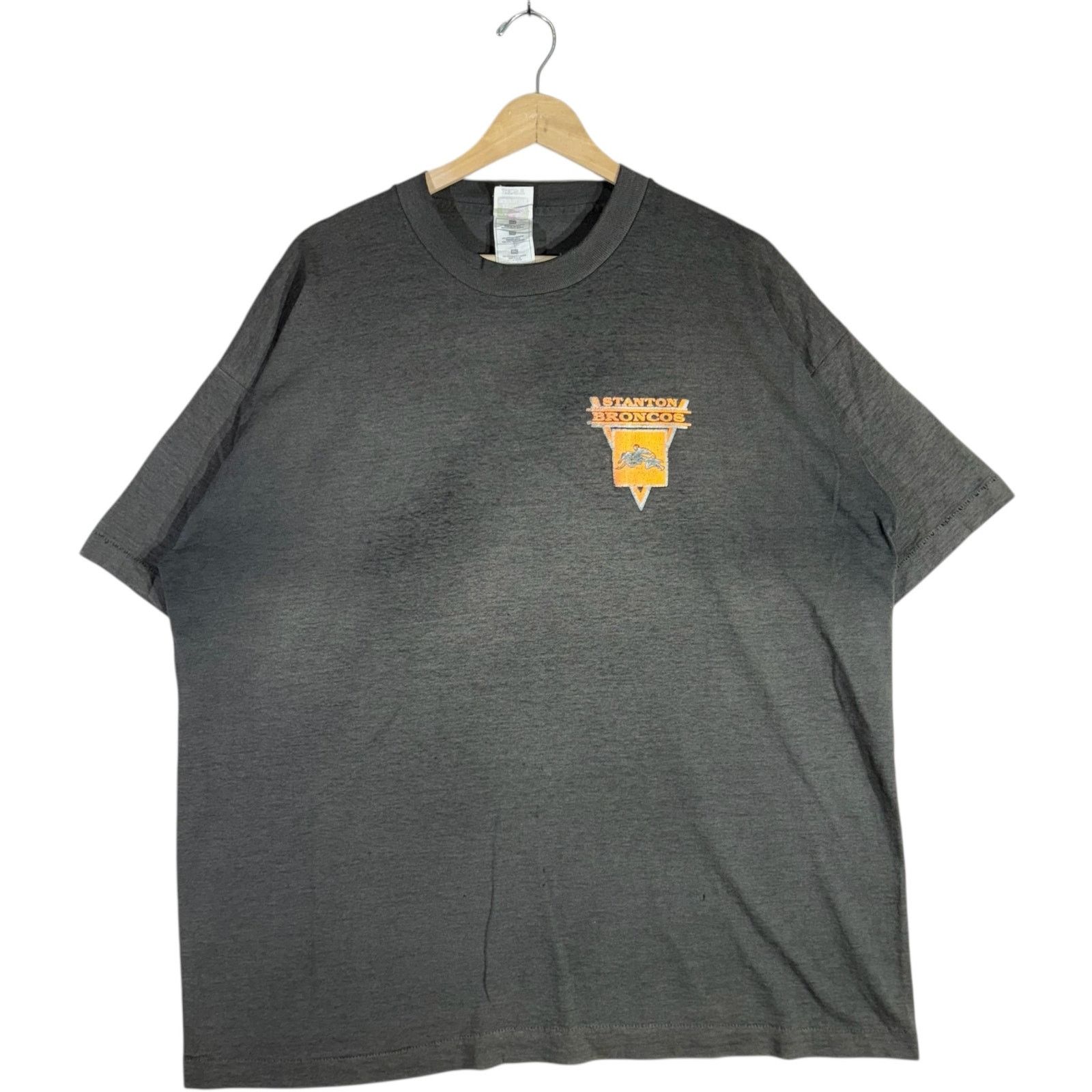 Fruit Of The Loom Vintage John B. Stanton Elementary School Broncos Tee XXL Size US XXL / EU 58 / 5 - 1 Thumbnail