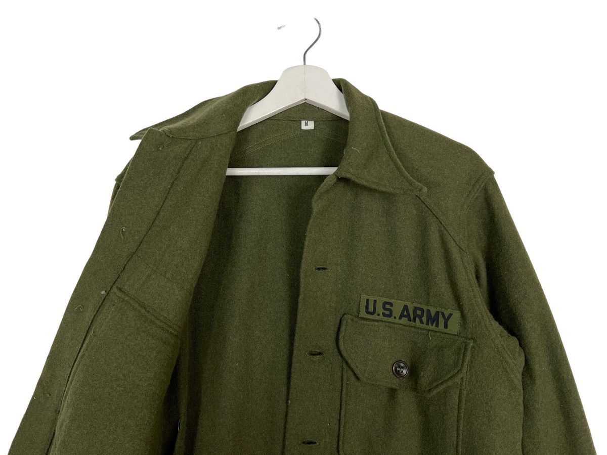 Vintage 🔥 TRUE VINTAGE US ARMY MILITARY WOOL SHIRTS JACKET Size US M / EU 48-50 / 2 - 10 Thumbnail
