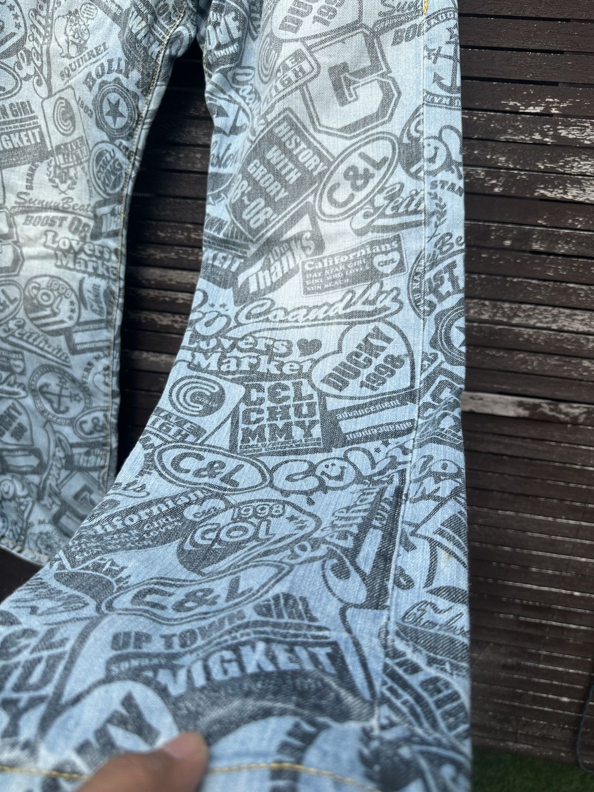 Hysteric Glamour 🔥🔥🔥Co&Lu Full Printed Denim Jeans Size US 30 / EU 46 - 3 Thumbnail