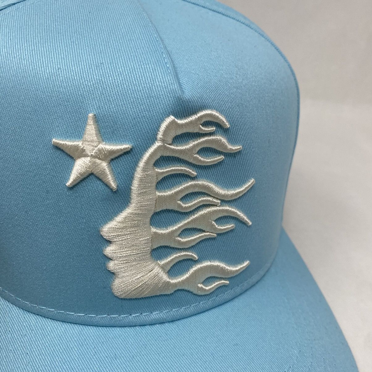 HELLSTAR Hellstar OG Logo Snapback Baby Blue Hat Size ONE SIZE - 6 Thumbnail