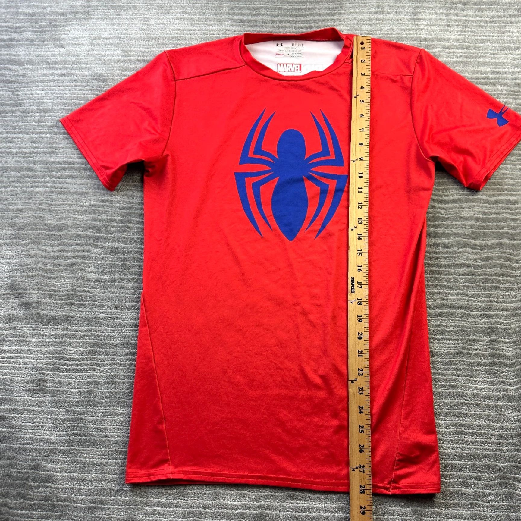Under Armour Under Armour Shirt Mens XL Red Spiderman Compression Alter Ego Size US XL / EU 56 / 4 - 8 Thumbnail