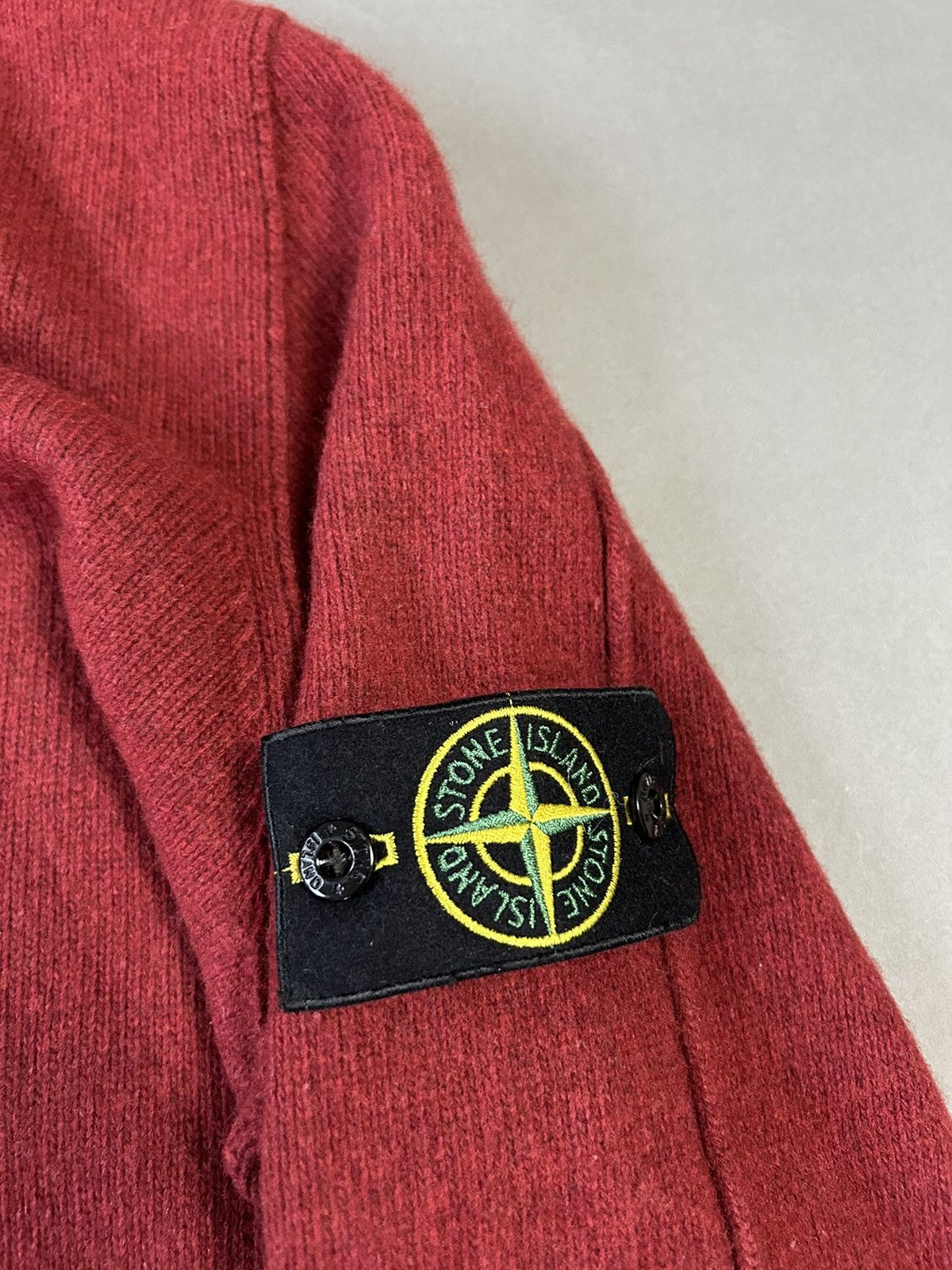 Stone Island Stone island red sweater vintage knit AW 2011 Size US XXL / EU 58 / 5 - 4 Thumbnail