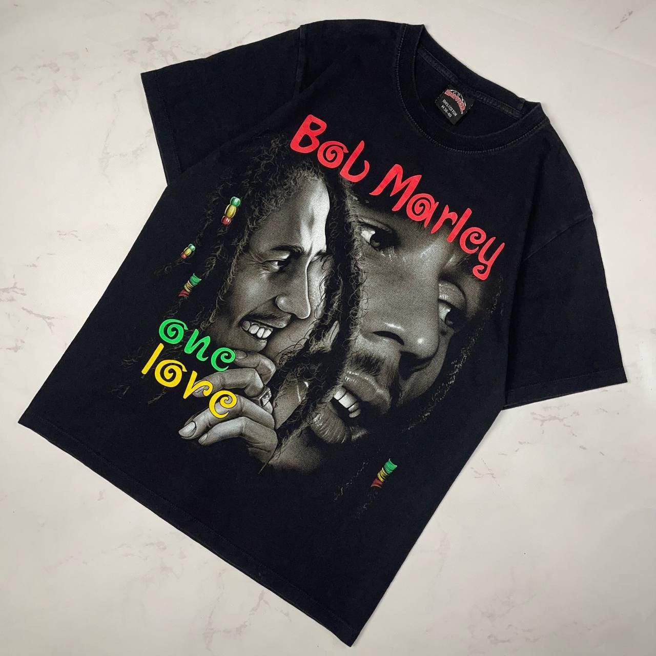Vintage Vintage X Band Tees Bob Marley One Love Legend Tshirt Sz M Size US M / EU 48-50 / 2 - 1 Thumbnail