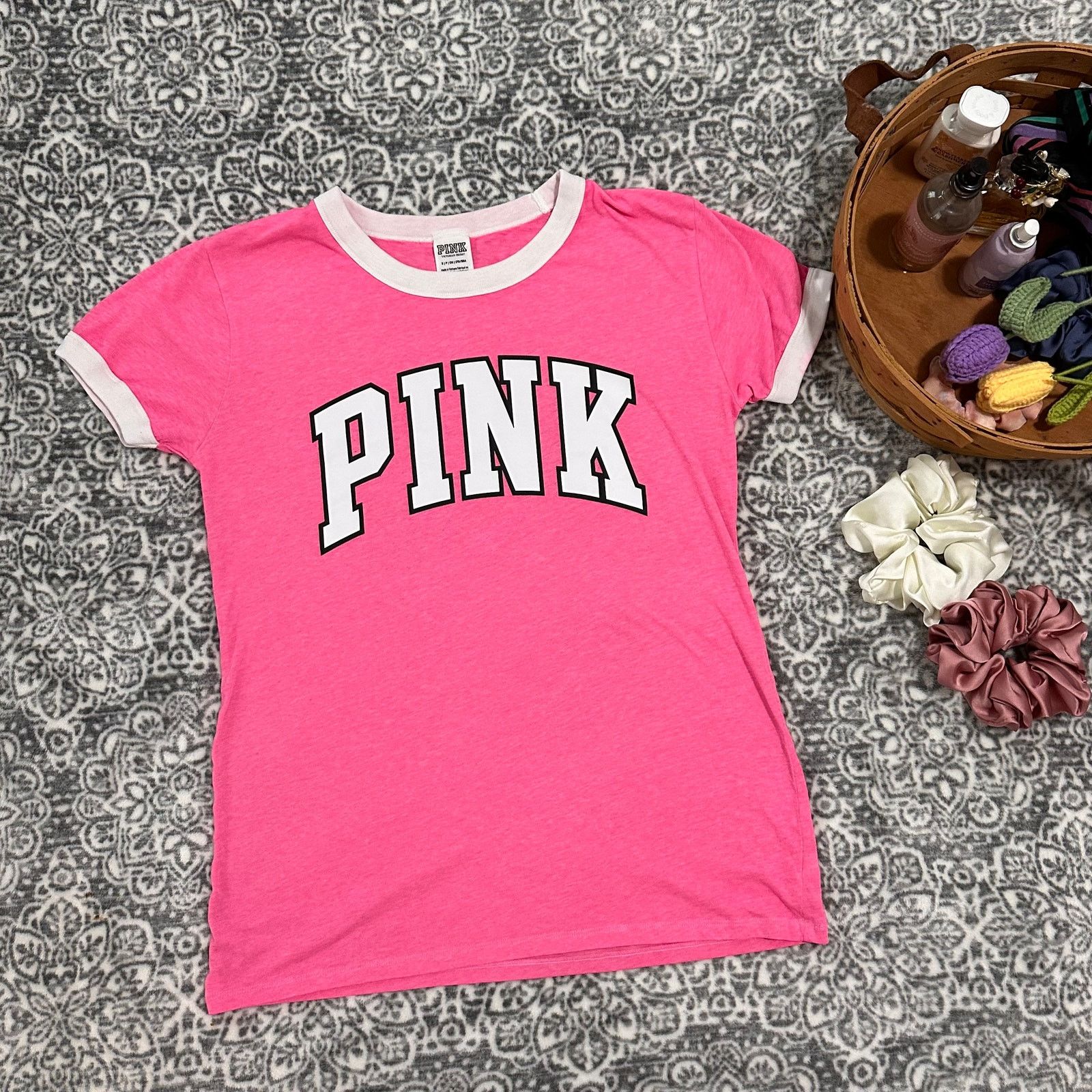 Victoria's Secret Victorias Secret "PINK" Short Sleeve T-Shirt Size S Size S / US 4 / IT 40 - 1 Thumbnail