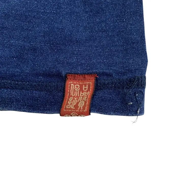 Vintage Vintage JAPAN TRADITIONAL KAMAKURA Goddess Indigo Tee Shirt Size M / US 6-8 / IT 42-44 - 8 Thumbnail