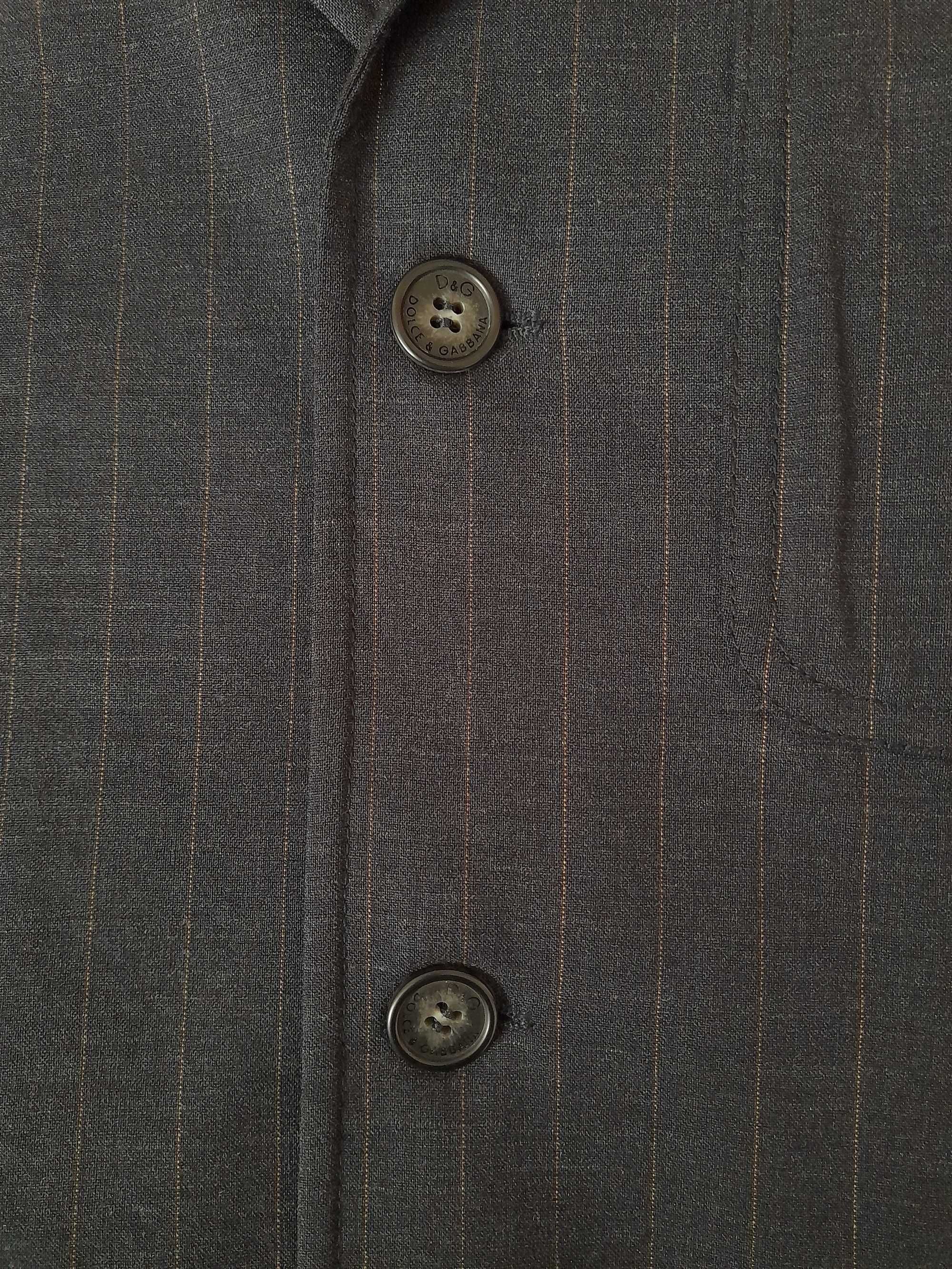Dolce & Gabbana Dolce Gabbana Striped Blazer Jacket Size US M / EU 48-50 / 2 - 5 Thumbnail