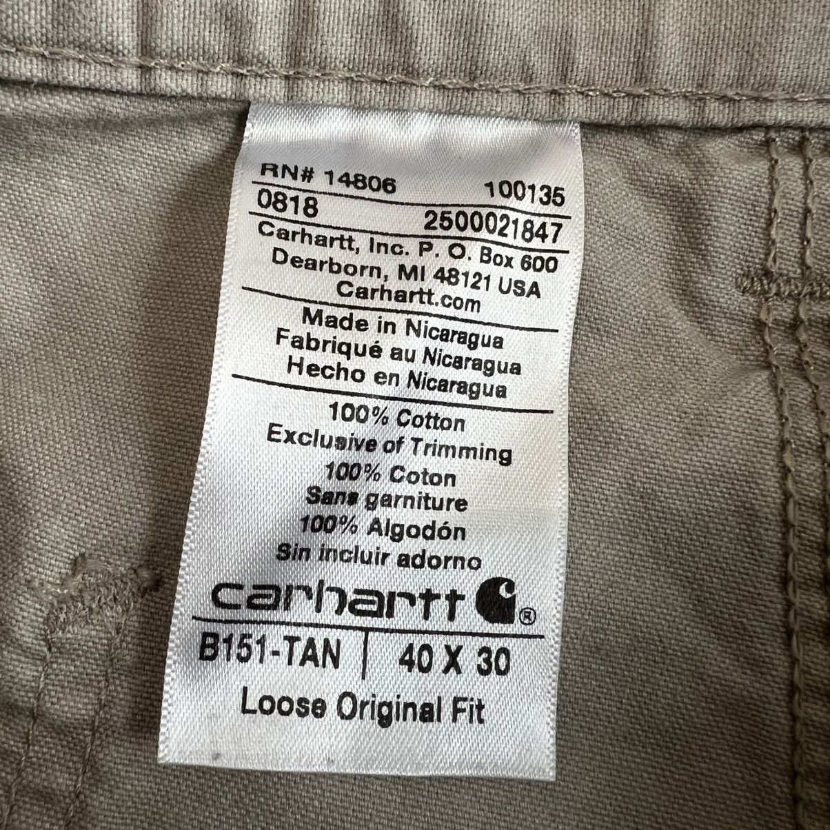Carhartt Carhartt Work Pants Carpenter B151 Original Loose Fit 40x29 Size US 40 / EU 56 - 6 Thumbnail