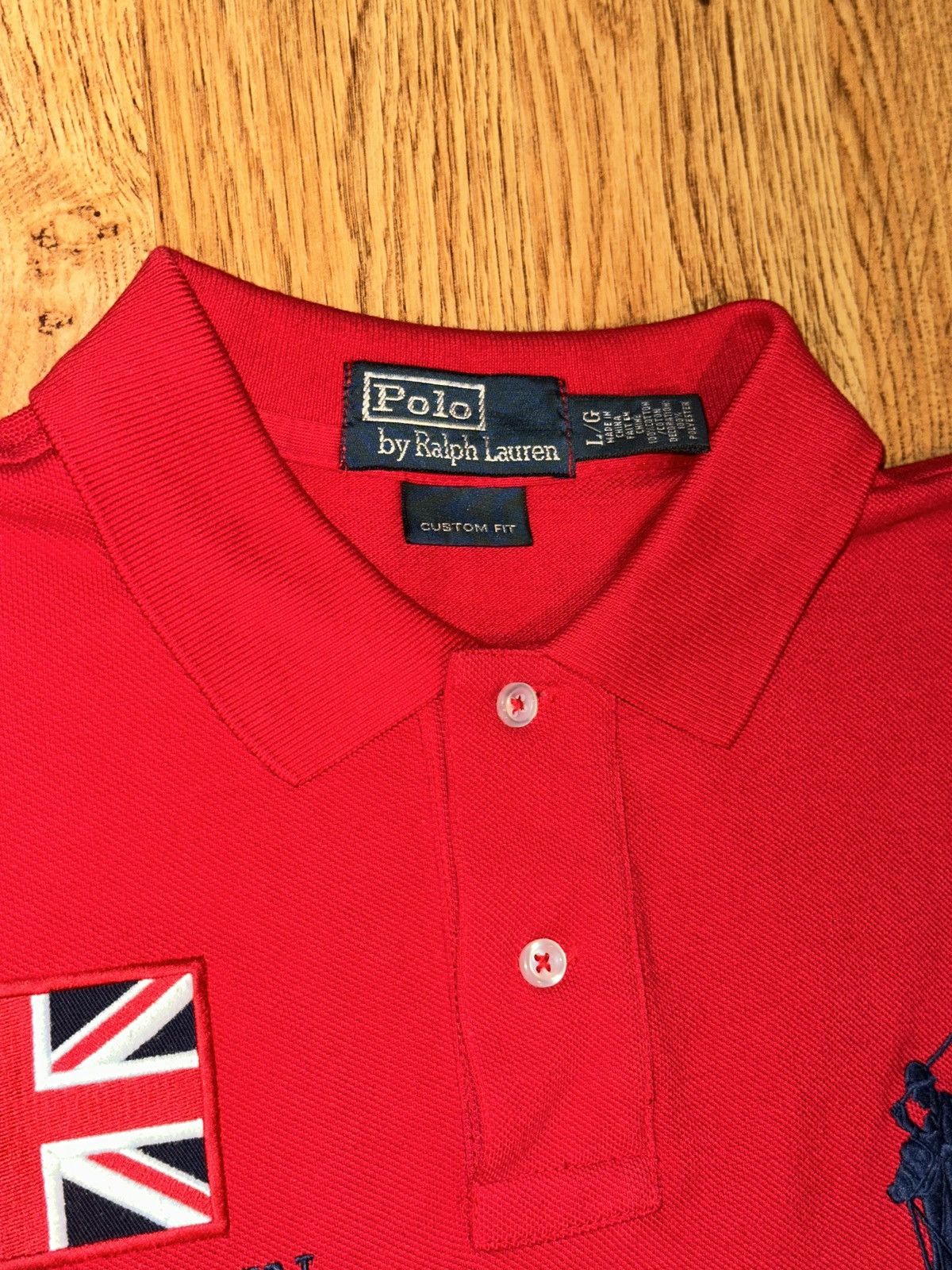 Polo Ralph Lauren Vintage Polo Ralph Lauren Great Britain Long Sleeve Shirt LG Size US L / EU 52-54 / 3 - 4 Thumbnail