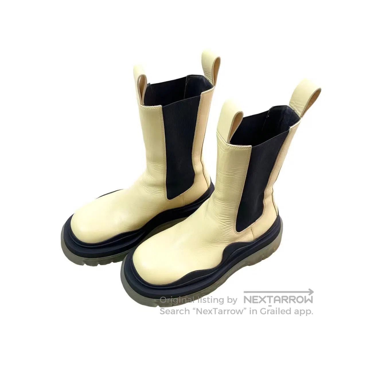 Bottega Veneta Bottega Veneta Transparent platform tube boots| Size US 6 / IT 36 - 1 Thumbnail