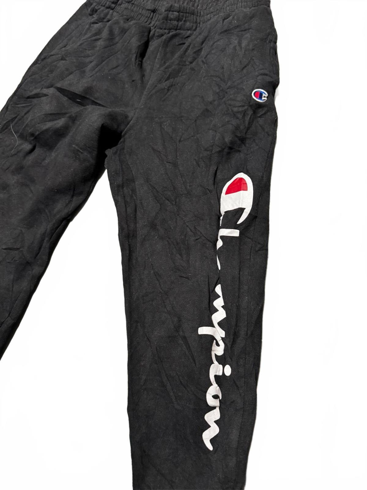 Champion Champion Black Athletic Joggers with Logo Size US 26 / EU 42 - 3 Thumbnail