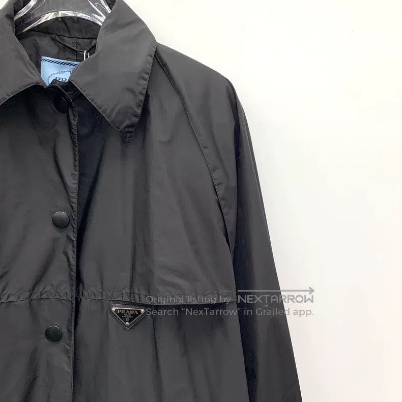 Prada Prada Black triangle lapel single-breasted detachable long Size XS / US 0-2 / IT 36-38 - 3 Thumbnail
