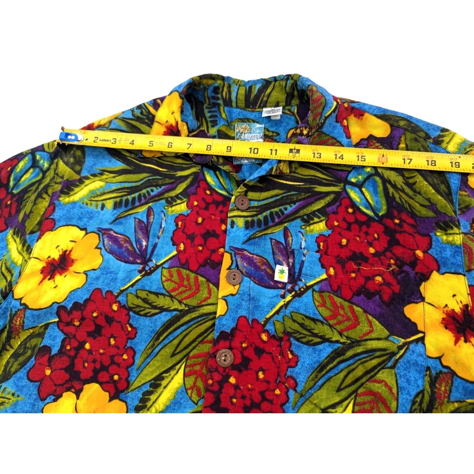 Reyn Spooner Pineapple Moon Hawaiian Shirt Men S Multicolor Floral Button Up Reyn Spooner Size US S / EU 44-46 / 1 - 6 Thumbnail