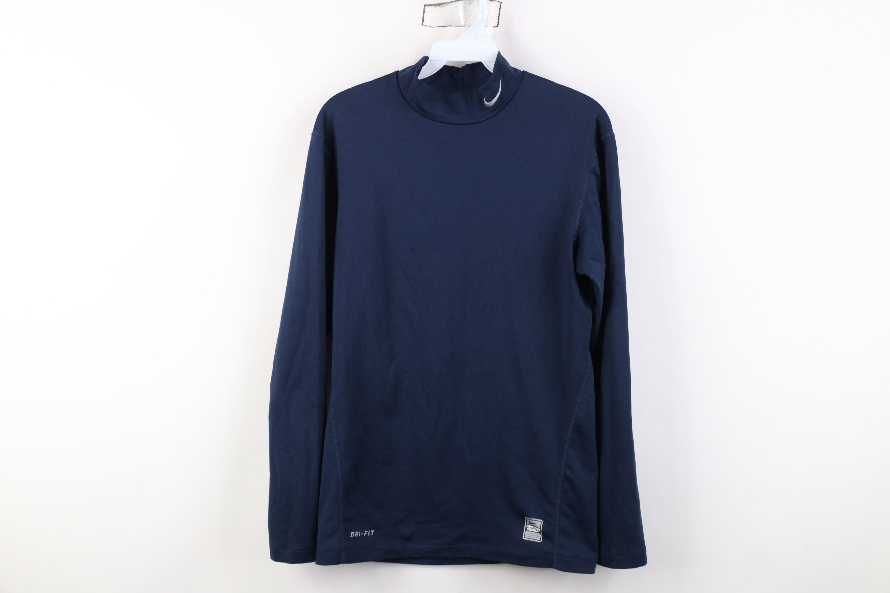 Nike Nike Pro Combat Lined Compression Mock Neck Training T-Shirt Size US L / EU 52-54 / 3 - 1 Thumbnail