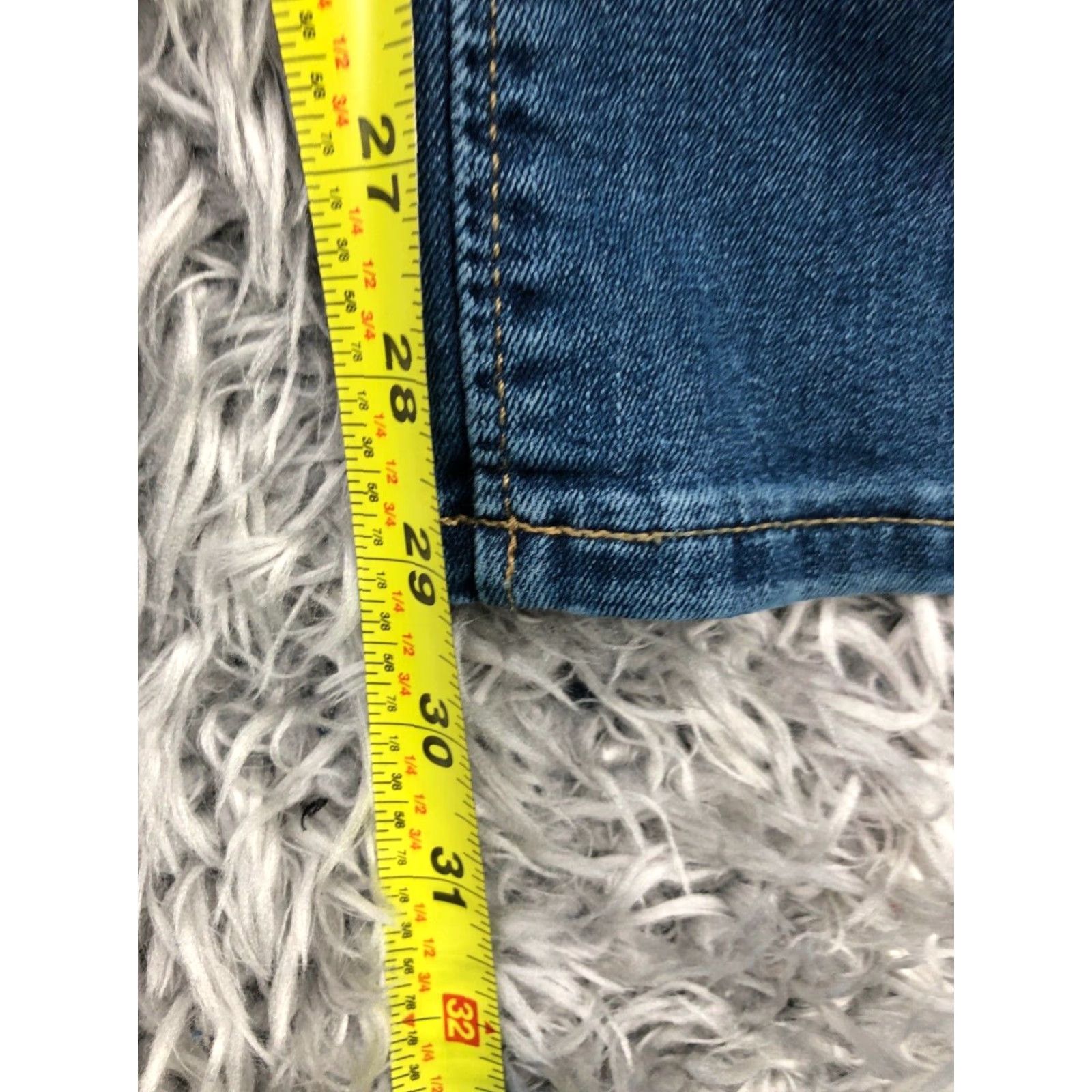 Lee Lee Regular Straight Jeans Womens Medium Wash Blue 12 Regular 5-Pocket Denim Belt Loops Inseam 30 Size 34" / US 12 / IT 48 - 3 Thumbnail