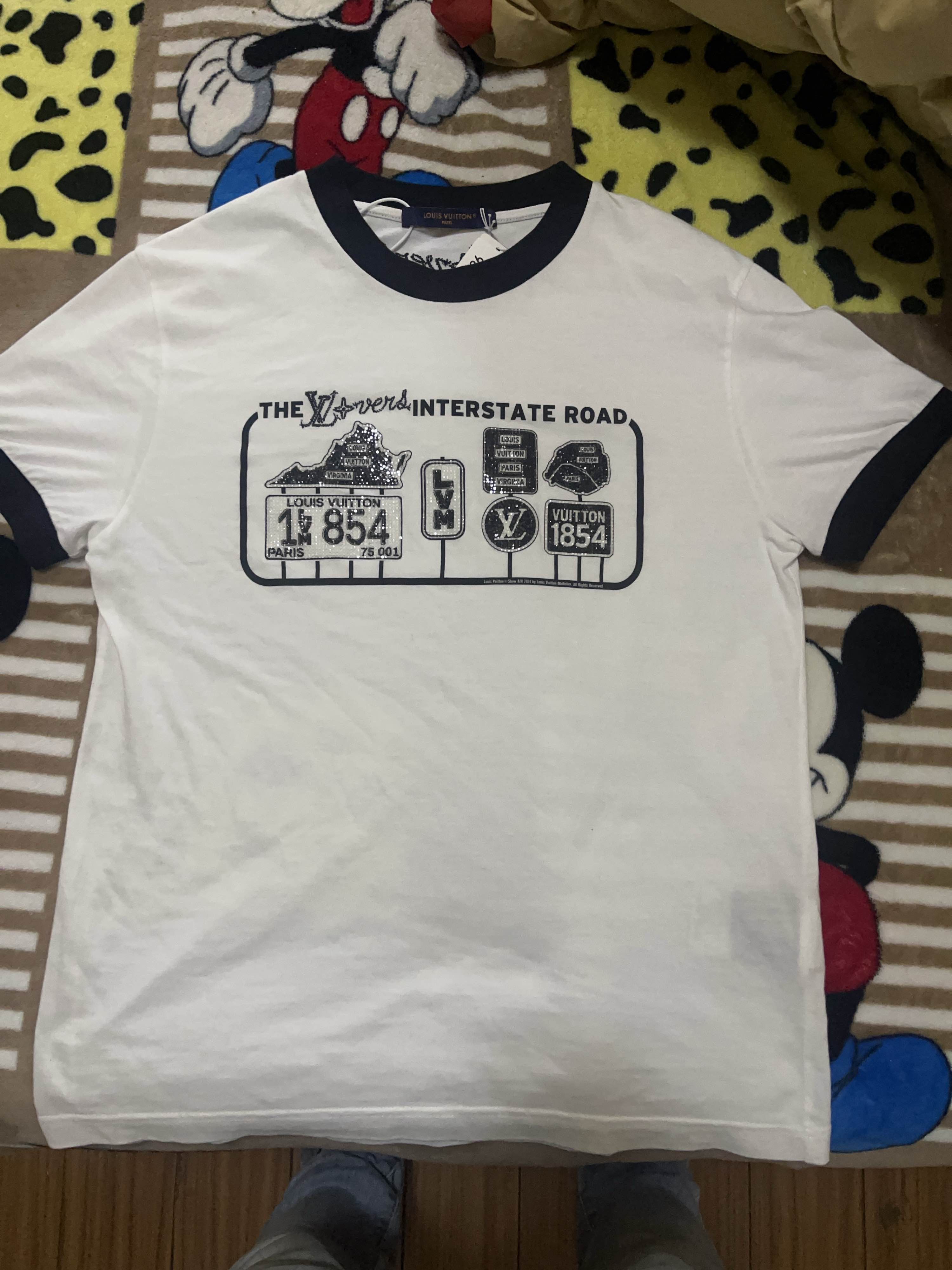 Louis Vuitton Louis Vuitton Interstate Road Graphic T-Shirt US XS Size US XS / EU 42 / 0 - 1 Thumbnail