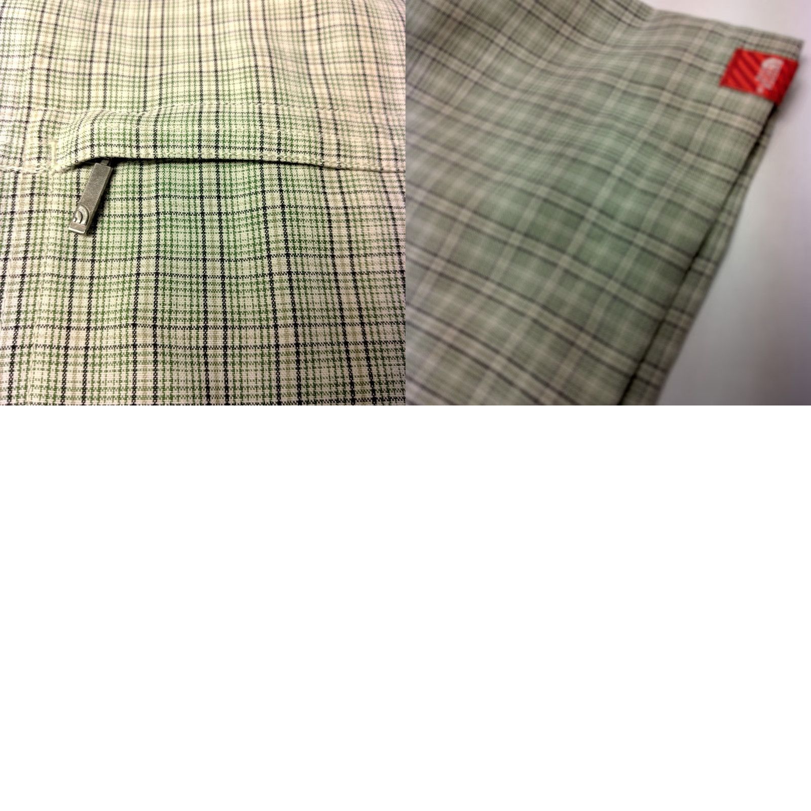 The North Face The North Face Shirt Men Large Button Up Green Plaid Short Sleeve Modal Blend Size US L / EU 52-54 / 3 - 9 Thumbnail