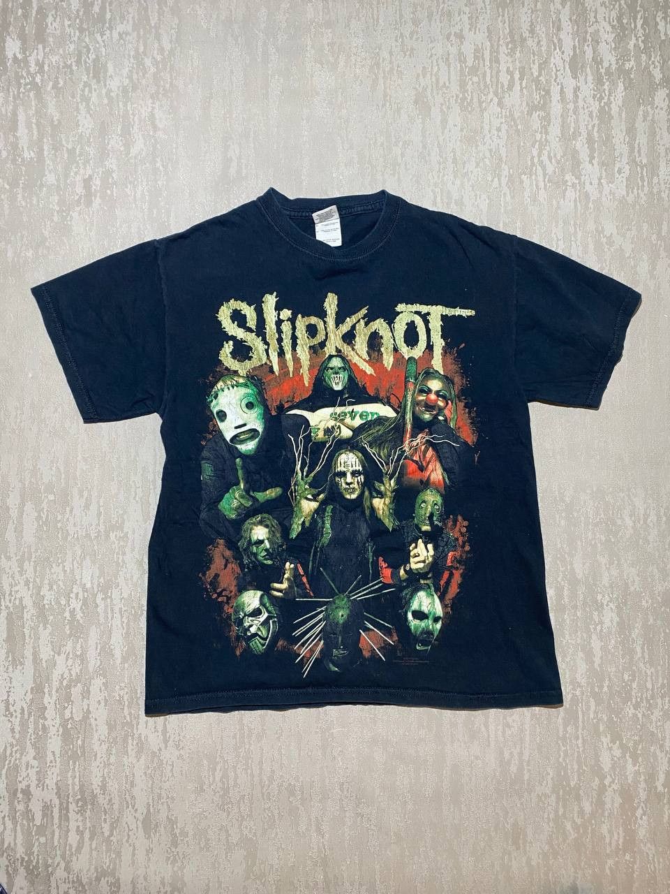 Band Tees 2010 Vintage Slipknot Seven Double Sided Big Logo T-Shirt Size US M / EU 48-50 / 2 - 1 Thumbnail