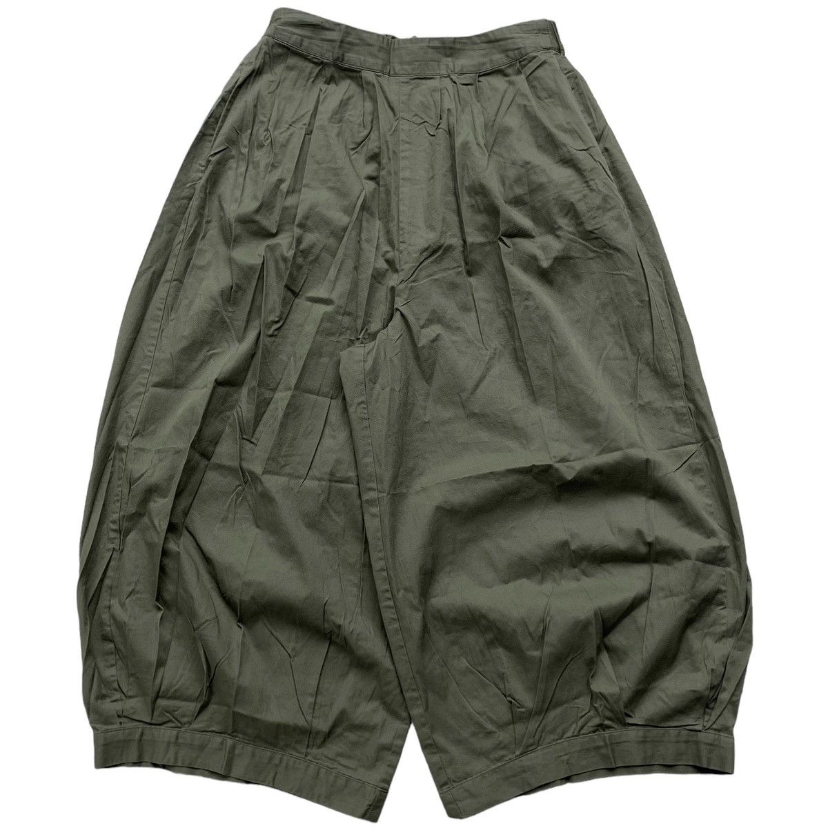 image of Yohji Yamamoto Samansa Mos Balloon Pants in Olive Green, Men's (Size 32)