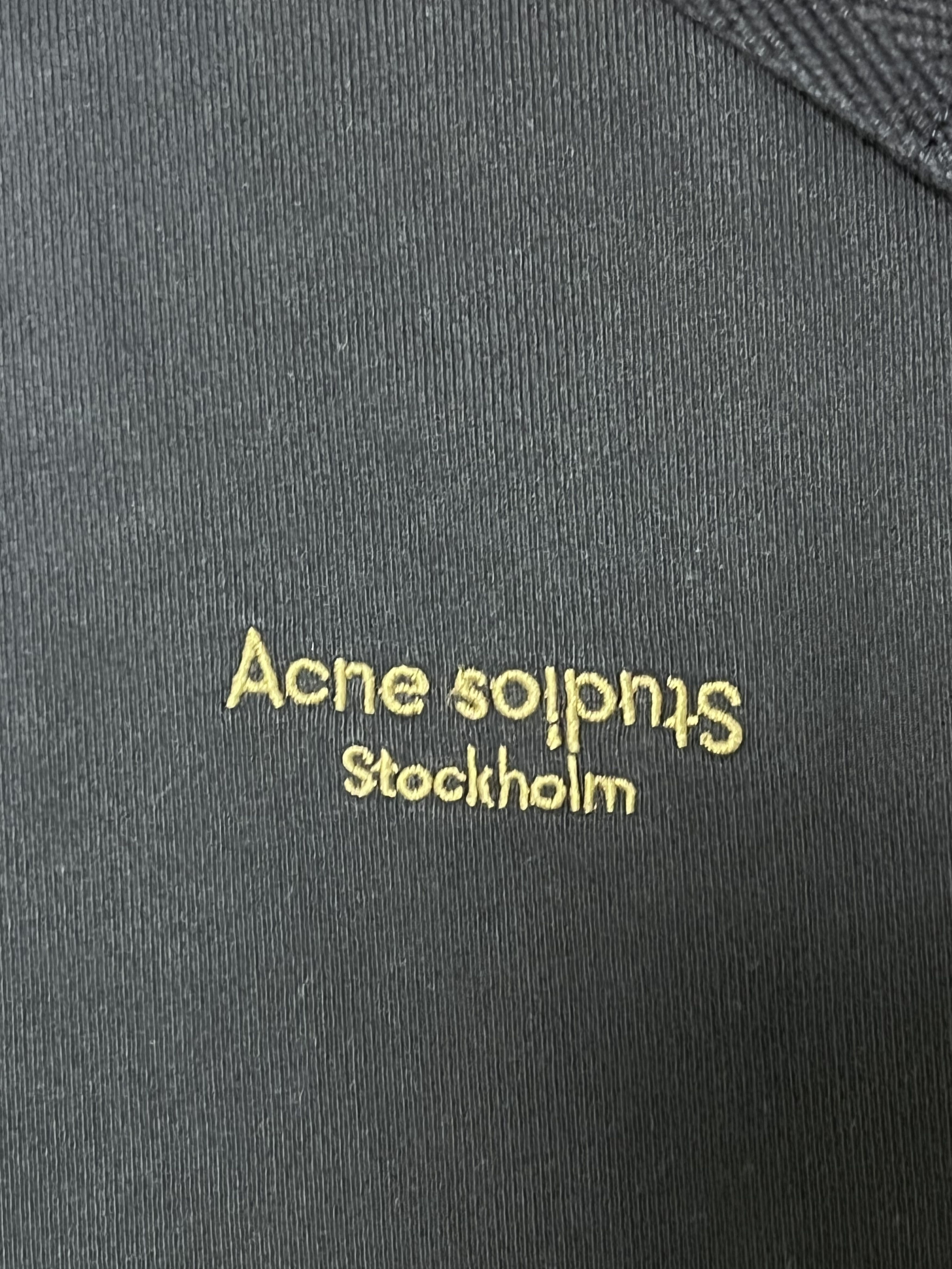 Acne Studios 💚 Acne Studios Black/Green Striped Hoodie Medium NEW Size US M / EU 48-50 / 2 - 3 Thumbnail