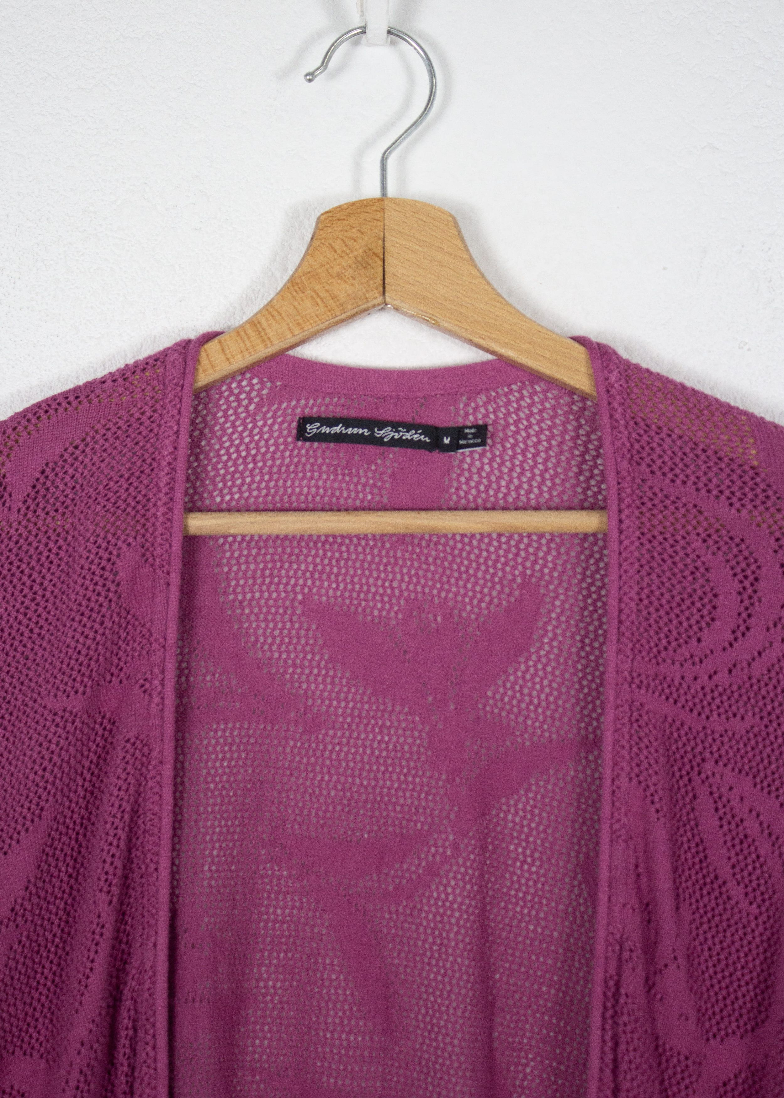 Japanese Brand × Vintage Gudrun Sjoden Avant Garde Cotton Kimono Mesh Cardigan y2k NZ Size M / US 6-8 / IT 42-44 - 2 Thumbnail