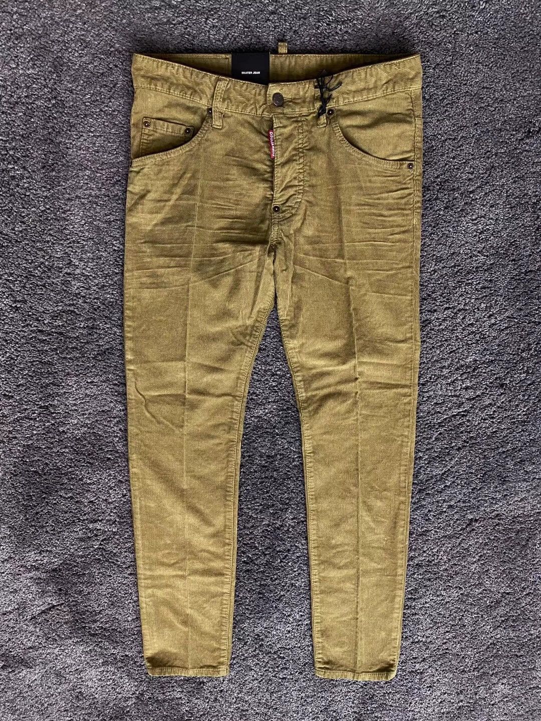 Dsquared2 Dsquared2 20FW SKATER Slim 9 Khaki 44 Size US 28 / EU 44 - 1 Thumbnail