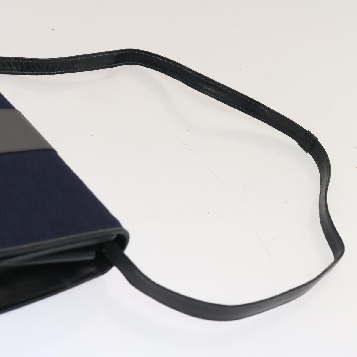 Gucci GUCCI GG Canvas Shoulder Bag Navy Black Size ONE SIZE - 8 Thumbnail