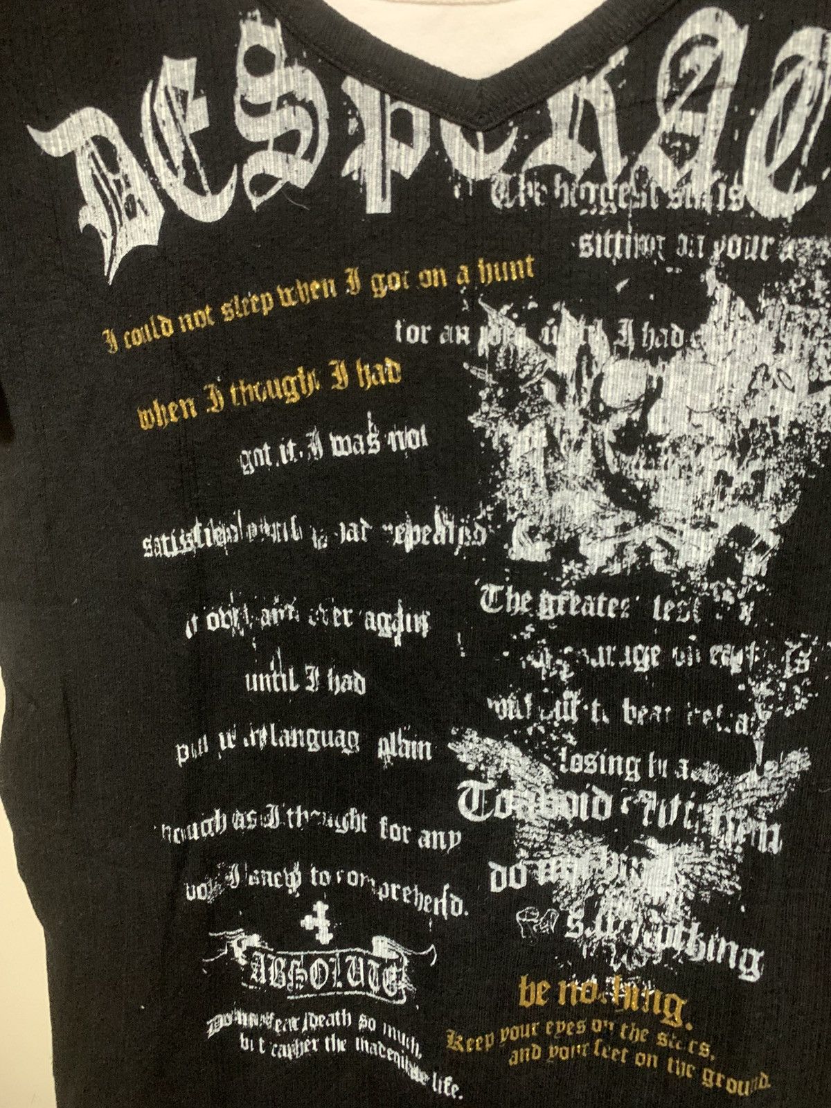 Hysteric Glamour × Undercover Japanese Strange Heaven Poem LGB Style Tee Shirt Size US L / EU 52-54 / 3 - 7 Thumbnail