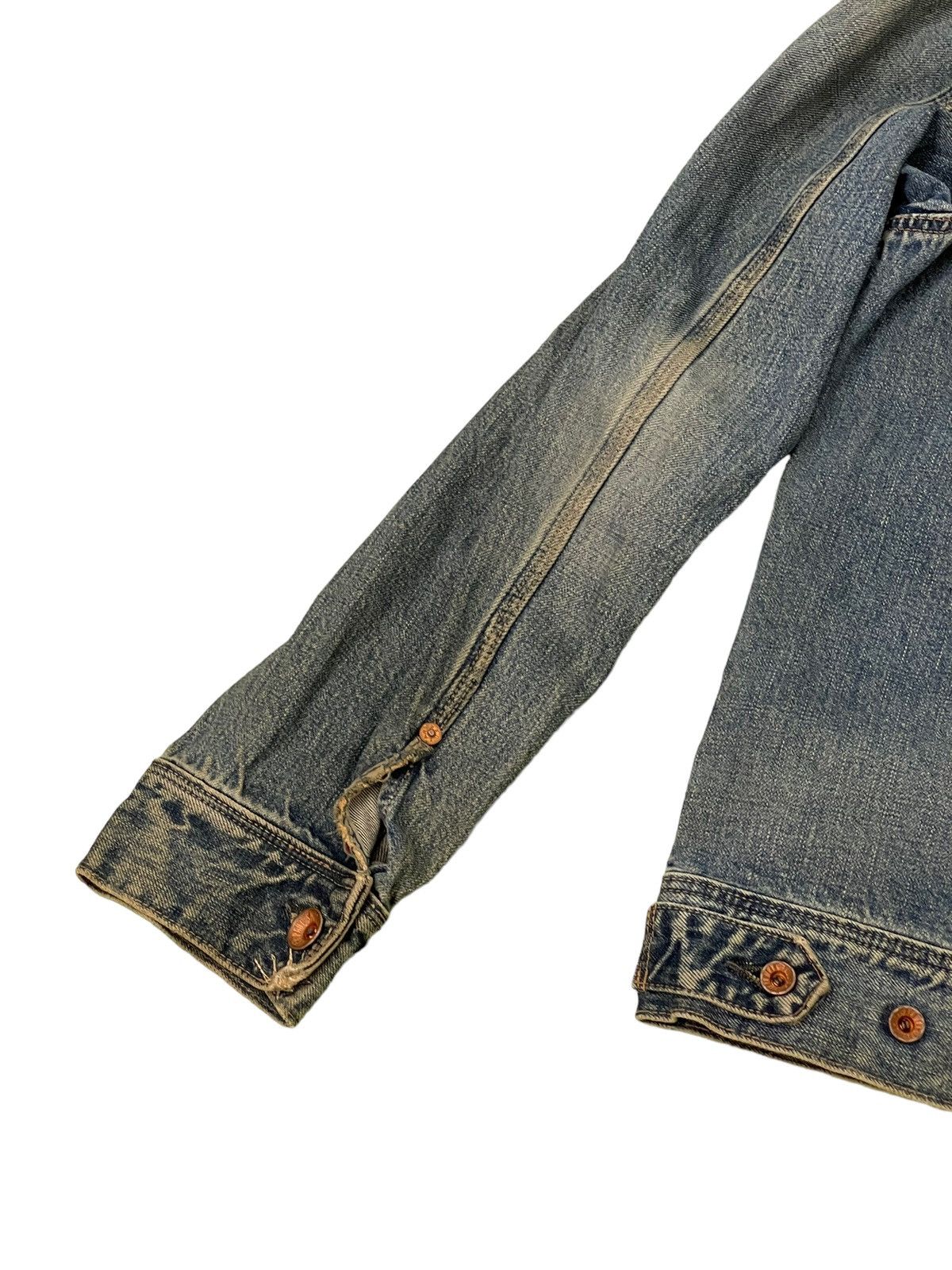 Paul Smith Distress Denim Jacket Paul Smith Red Ear Japan 5🟩5 Size US S / EU 44-46 / 1 - 15 Thumbnail