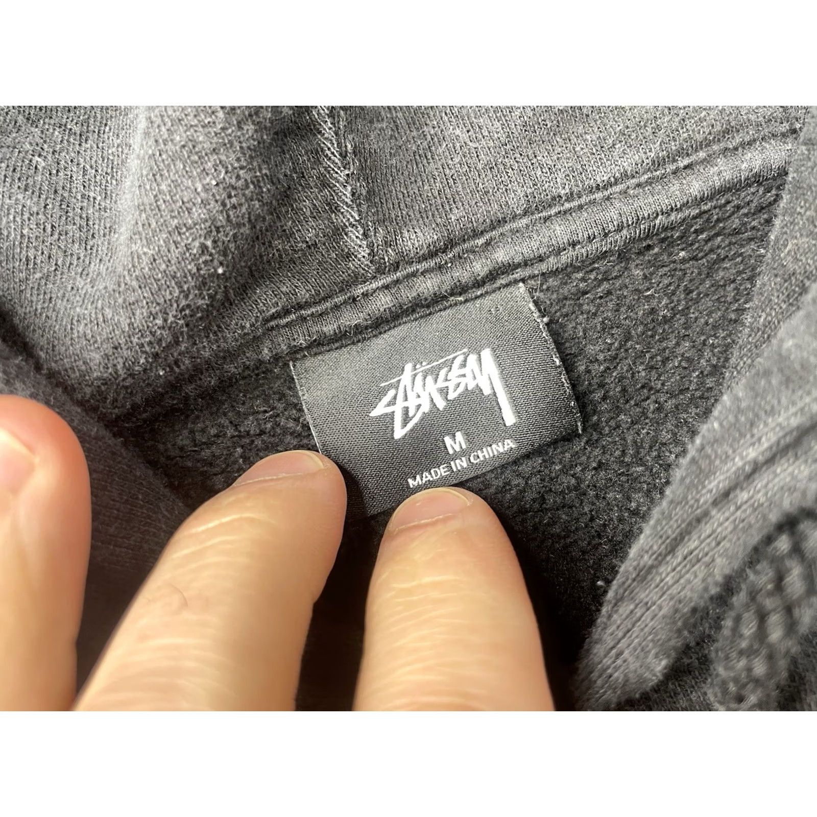 Logo 7 Stussy Hoodie Sweatshirt Black Fleece Pullover Medium Logo Skate Size US M / EU 48-50 / 2 - 3 Thumbnail