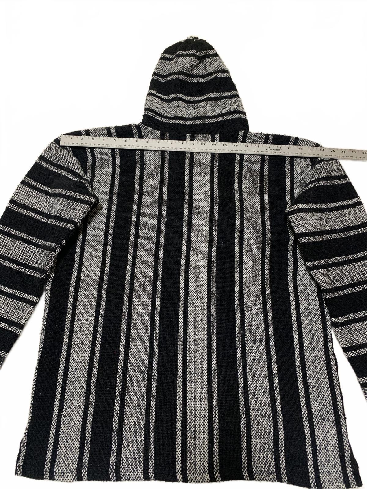 Other La Montaña Especial Men's XL Black White Striped Hoodie Size US XL / EU 56 / 4 - 6 Thumbnail