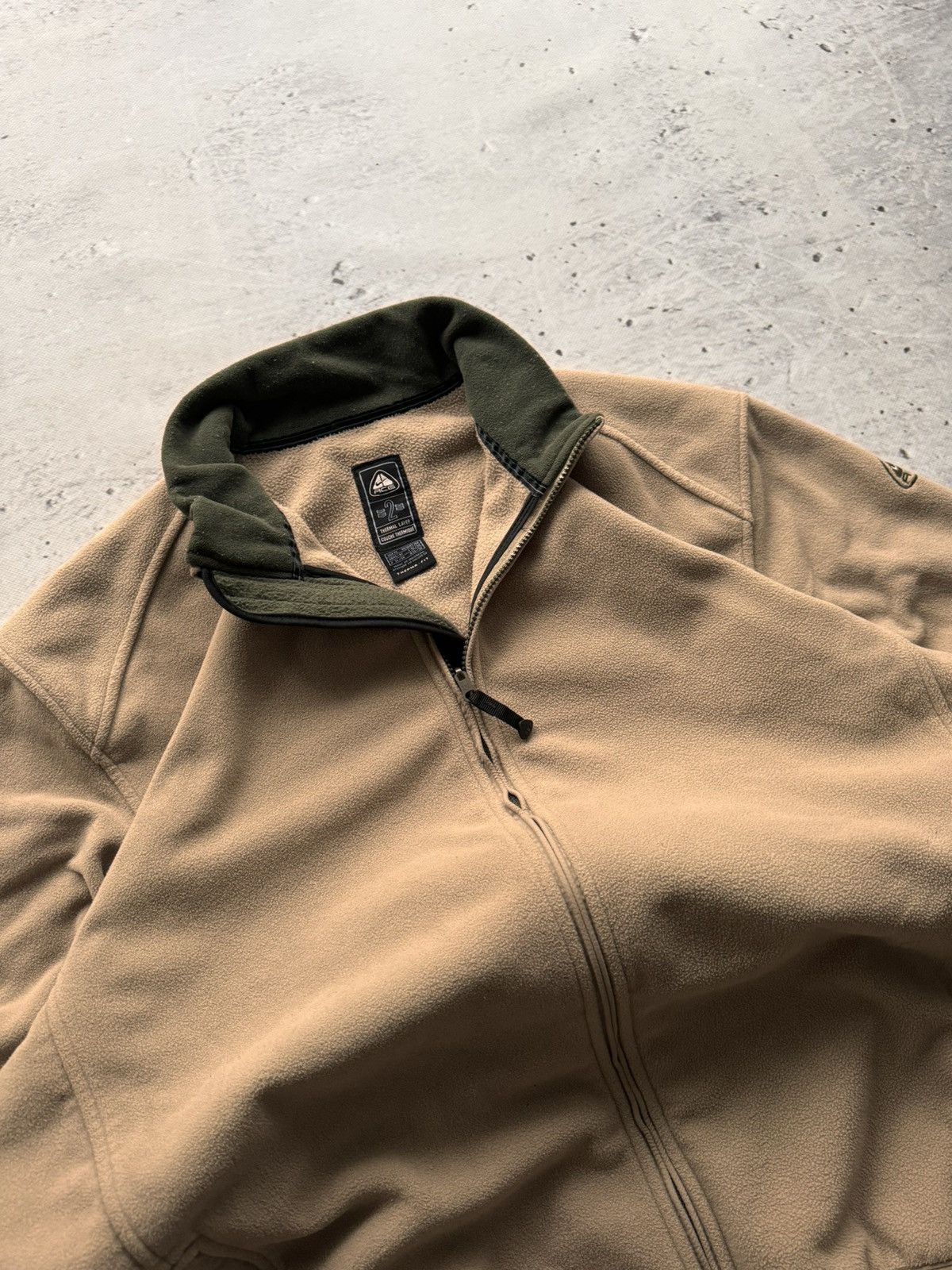 Nike × Nike ACG × Vintage NIKE ACG TEDDY FLEECE VINTAGE BASIC LOGO ZIP HOODIE Size US XL / EU 56 / 4 - 3 Thumbnail