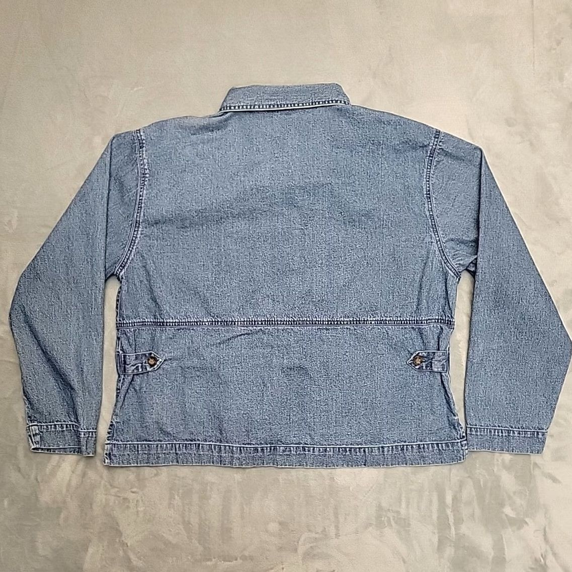 Vintage VINTAGE Woolrich Chore Jacket Women XL Blue Denim Chore Barn Ranch Retro 90s Y2K Size XL / US 12-14 / IT 48-50 - 6 Thumbnail