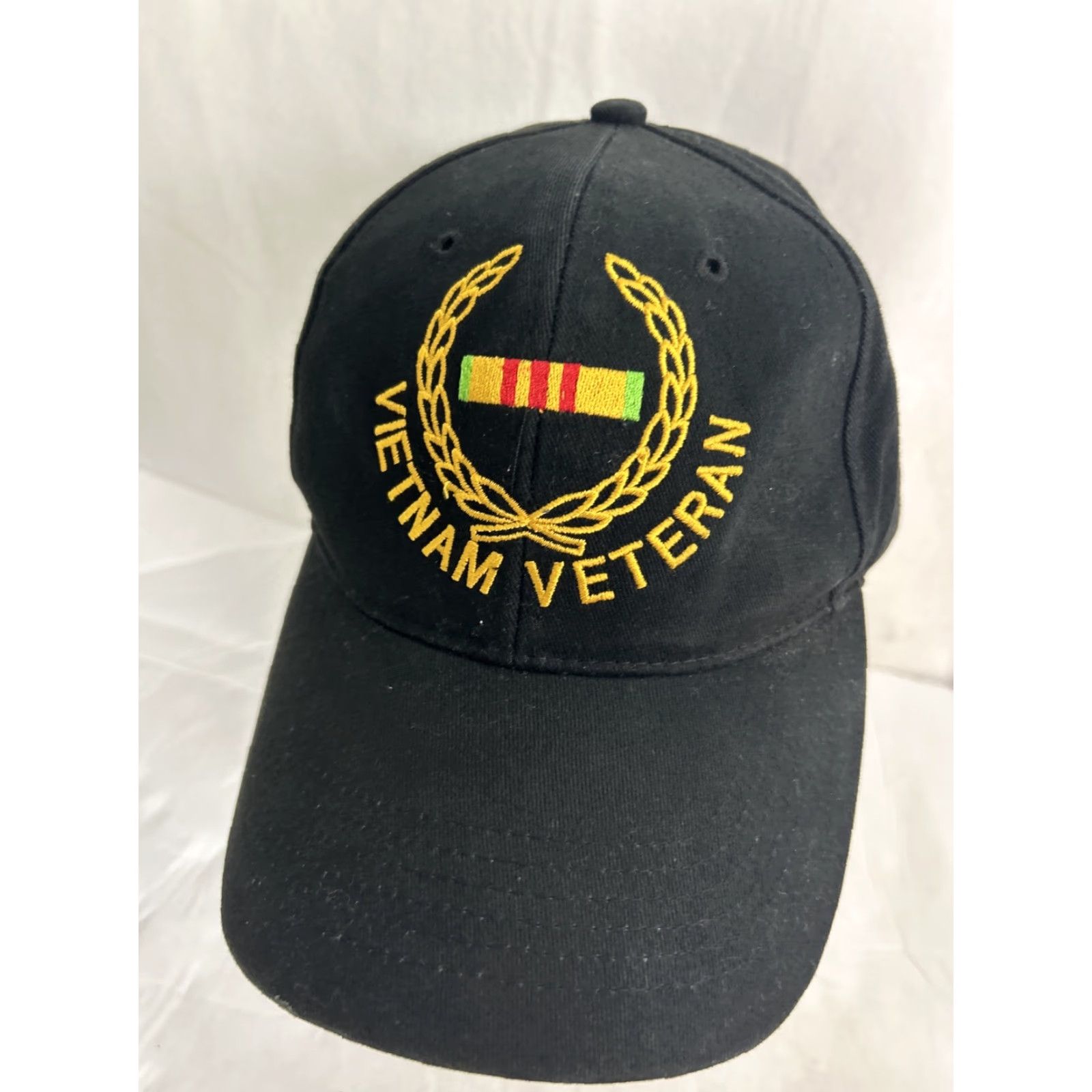 Rothco Vietnam Veteran Hat Black Rothco Adjustable Strap Back Baseball Cap Men One Size Size ONE SIZE - 3 Thumbnail