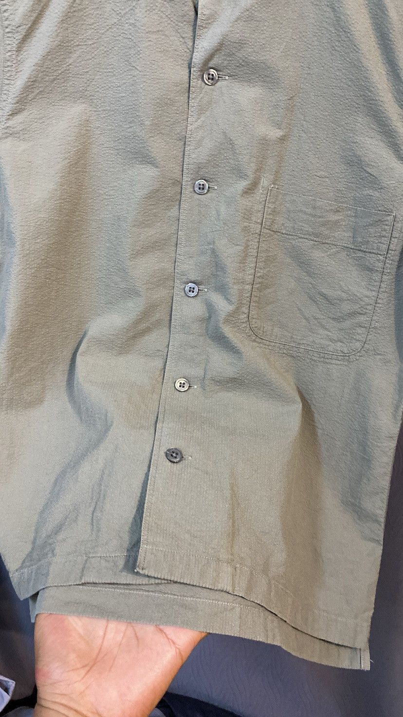 Lemaire × Uniqlo × Vintage UNIQLO AND LEMAIRE SHIRT BUTTON UP OLIVE GREEN SMALL Size US S / EU 44-46 / 1 - 3 Thumbnail