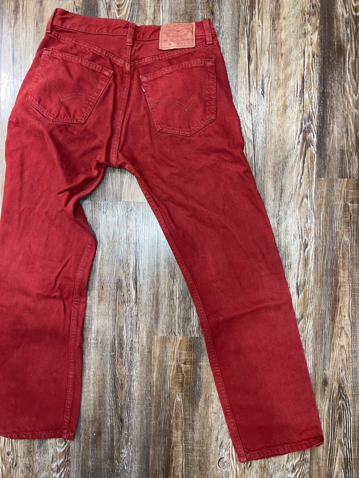 Levi's Red 501 Levi’s (Button Fly) Size US 30 / EU 46 - 1 Thumbnail