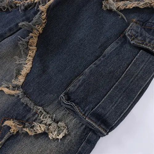 Jean × Vintage Streetwear Baggy Stars Design Jeans Size US 32 / EU 48 - 4 Thumbnail