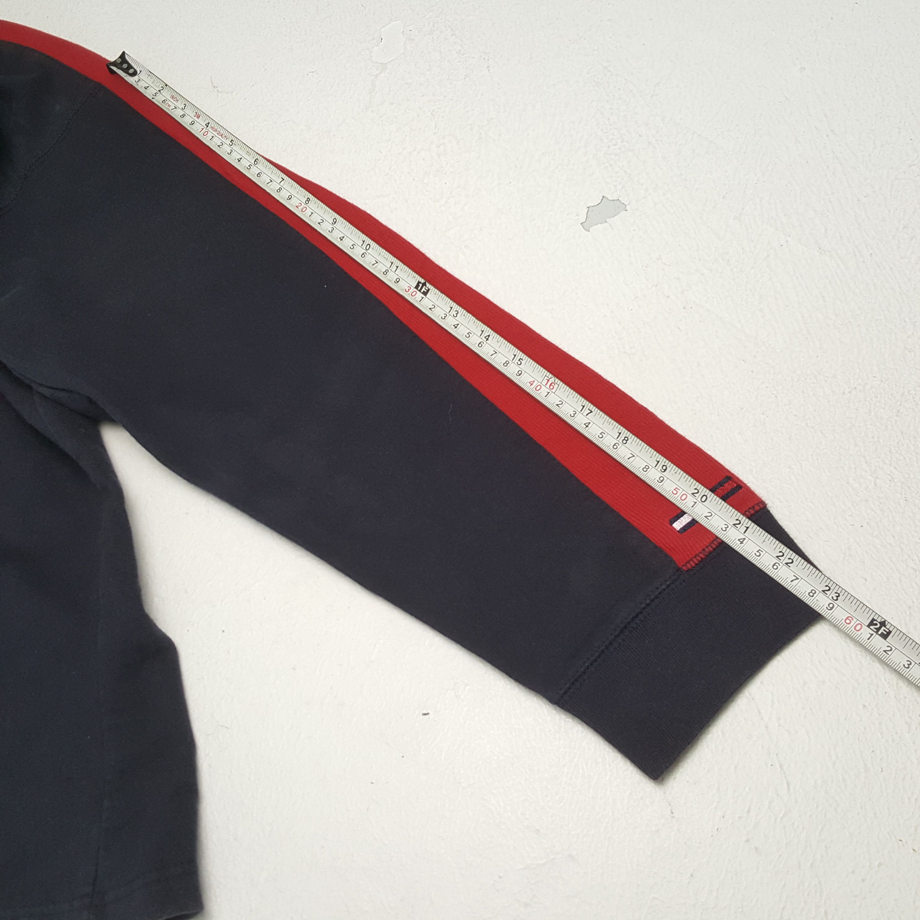 Tommy Hilfiger × Tommy Jeans × Vintage TOMMY HILFIGER Center Spellout Half Zipper Sweatshirt Size US XL / EU 56 / 4 - 5 Thumbnail