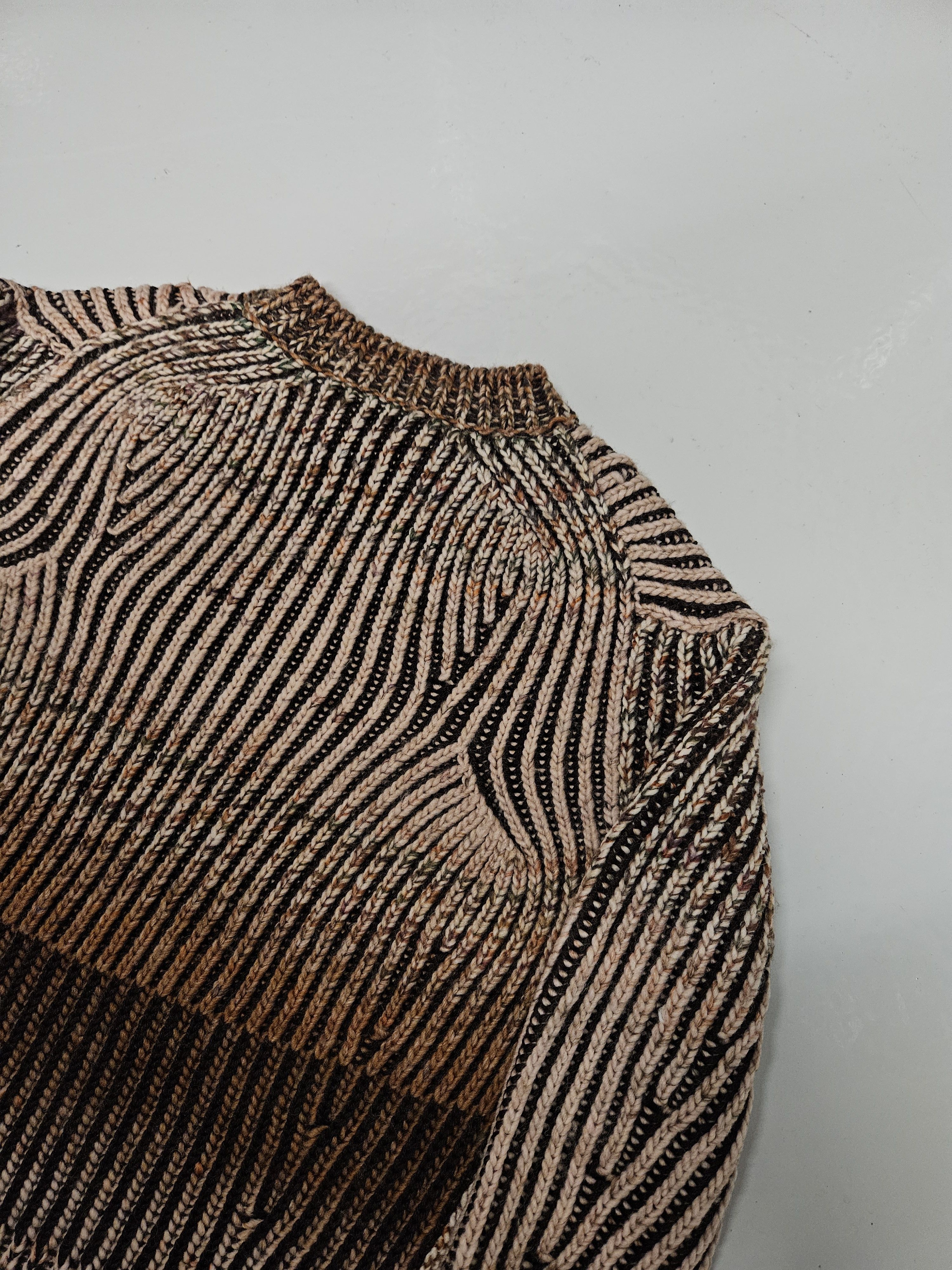 Acne Studios Acne studios cropped gradient striped knit fn-wn-knit000145 Size XXS / US 00 / IT 34 - 7 Thumbnail