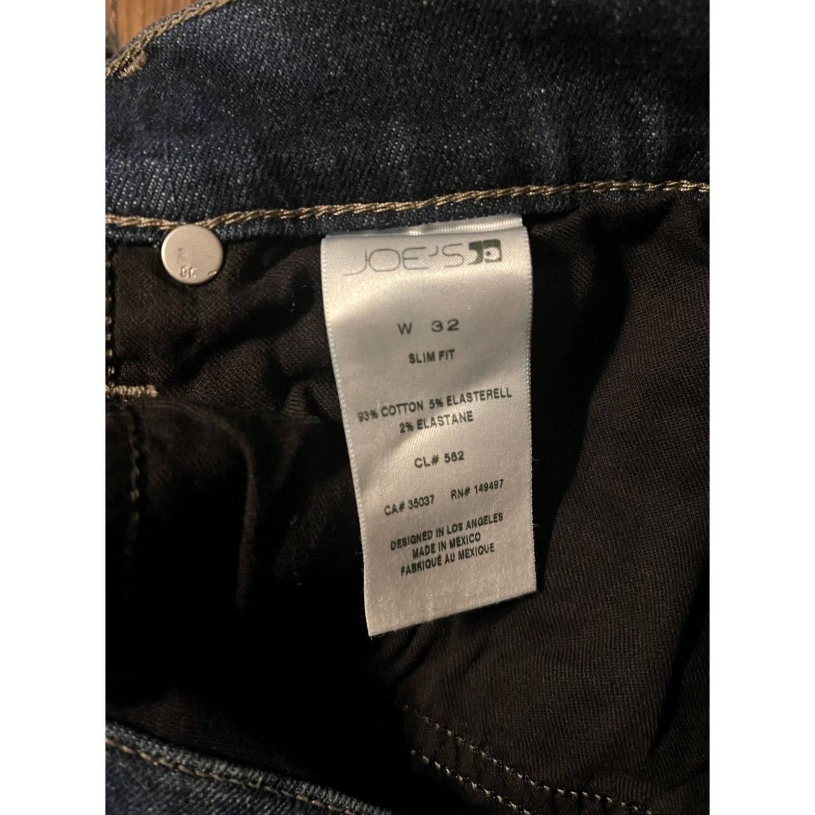 Vintage Joe's Jeans Slim Fit Ayden Kinetic Cotton Denim Stretch Jeans Men's 32 New! Size US 32 / EU 48 - 5 Thumbnail