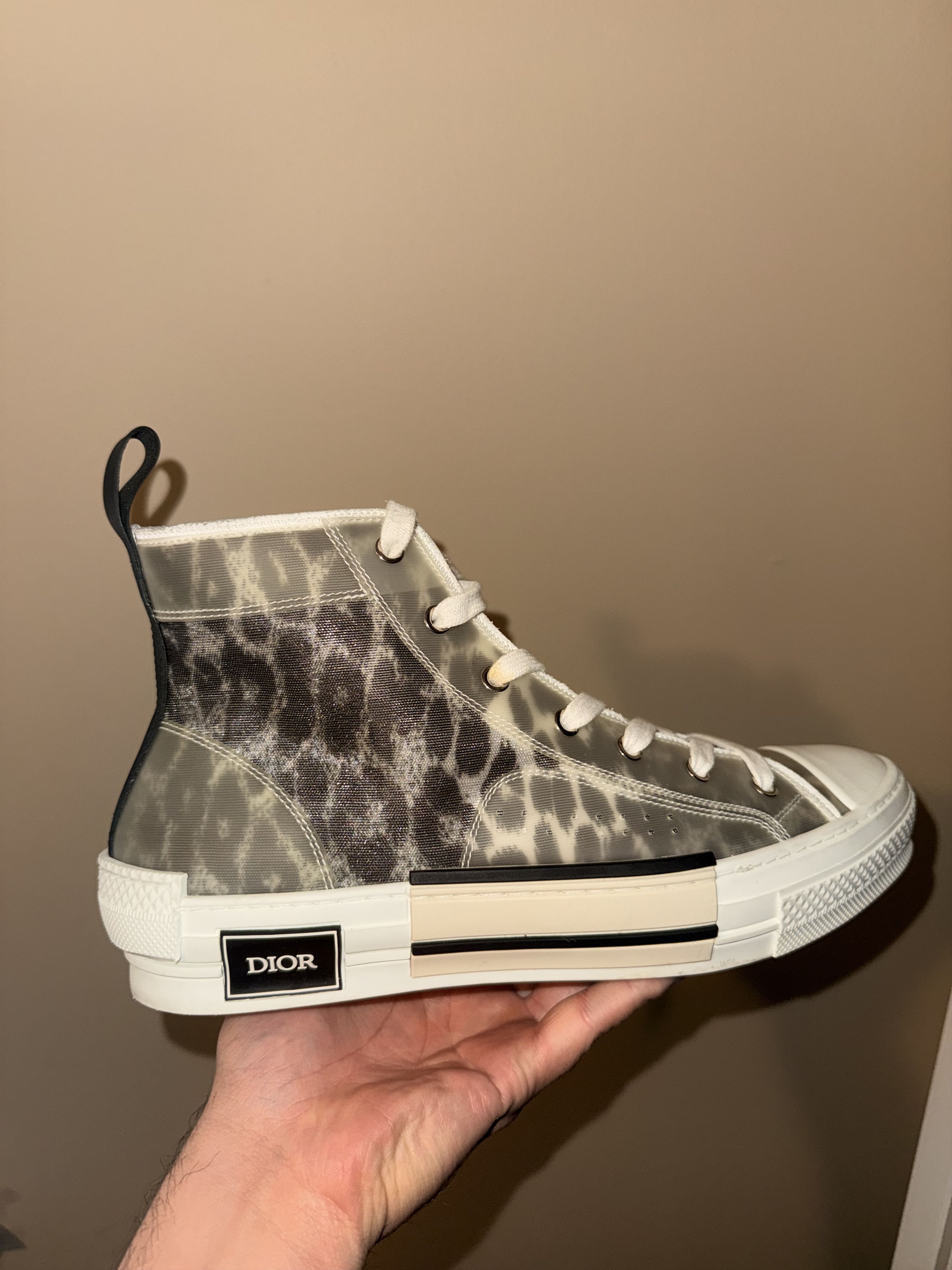 Dior Dior Men's High Top Animal Print Size US 10 / EU 43 - 9 Thumbnail