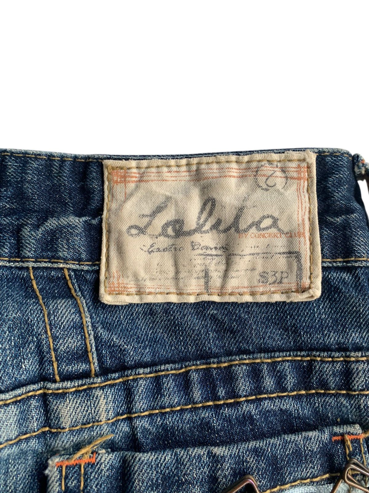 Kapital JAPANESE LOLITA PUNK STYLE FADED & RUSTY DISTRESSED DENIM☠️ Size US 33 - 13 Thumbnail
