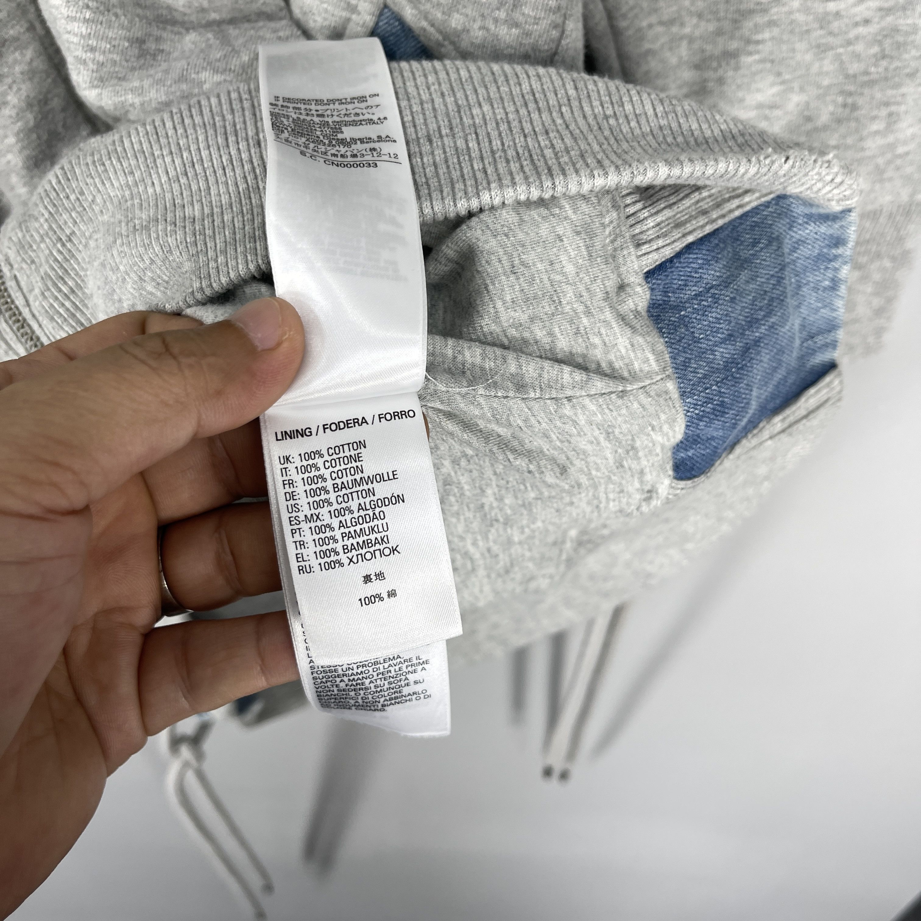 Diesel Diesel Longline Zip-Up Hoodie with Denim Lace-Up Sides Size M / US 6-8 / IT 42-44 - 9 Thumbnail