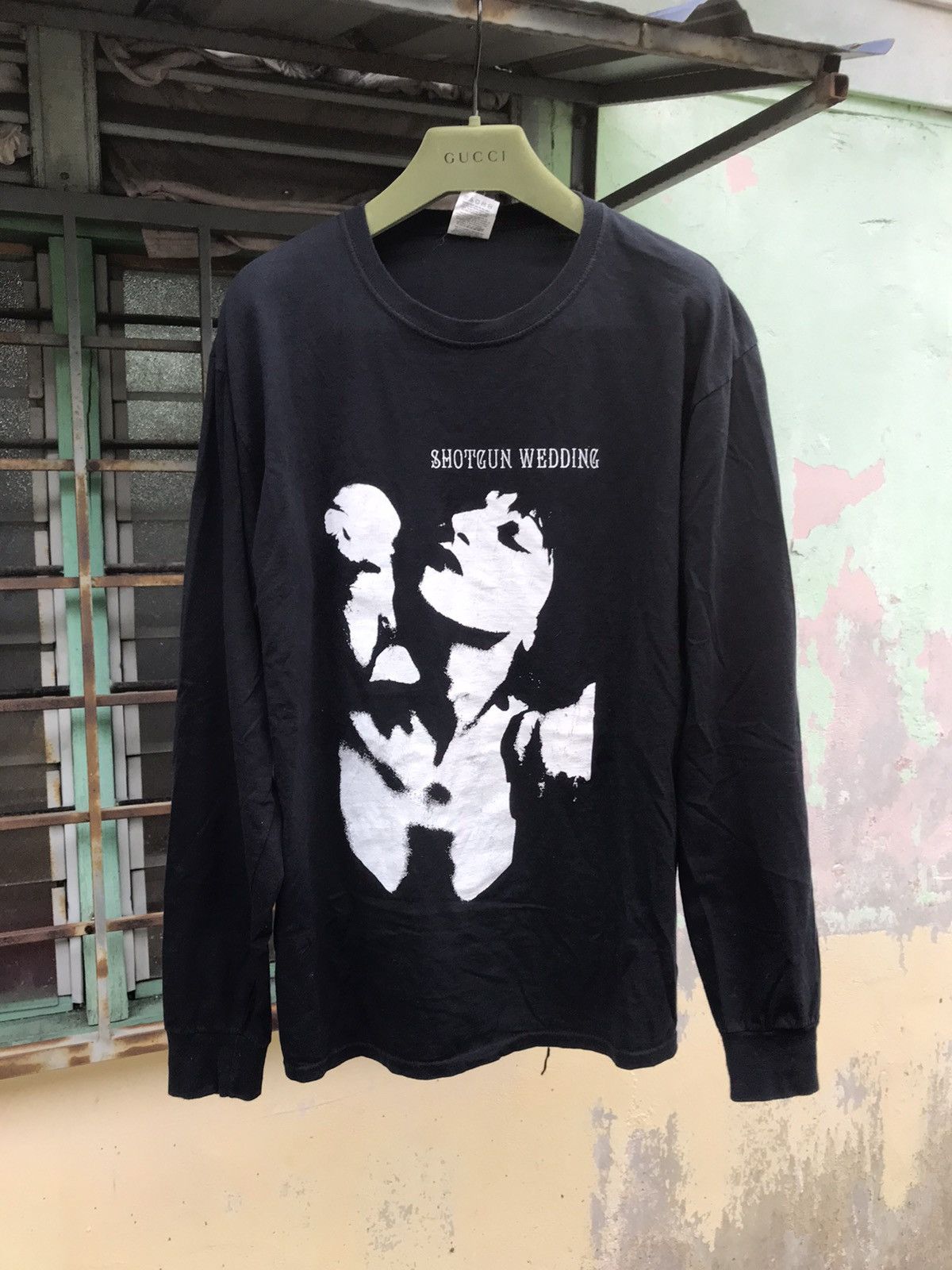 Vintage RARE Vintage Shotgun Wedding Lydia Lunch band tee Size US M / EU 48-50 / 2 - 1 Thumbnail