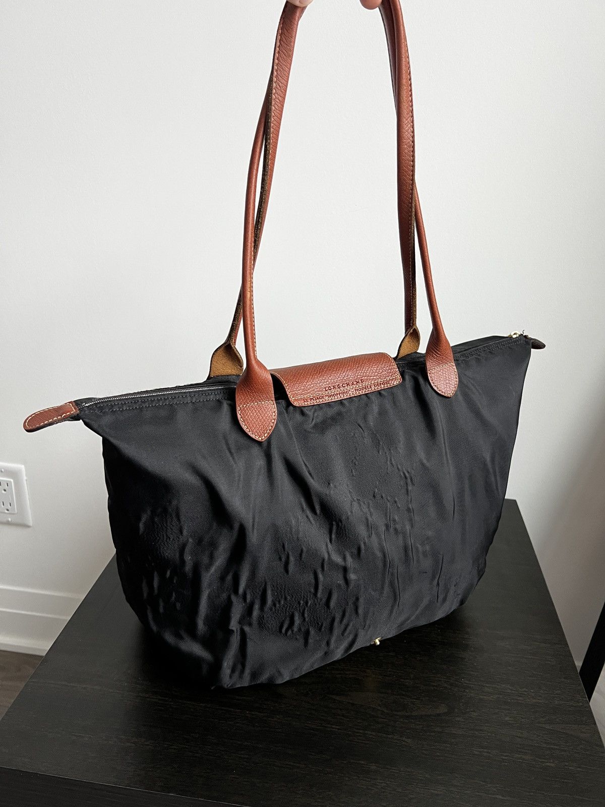 Longchamp Longchamp Medium Le Pliage Original Top Handle Bag Size ONE SIZE - 9 Thumbnail