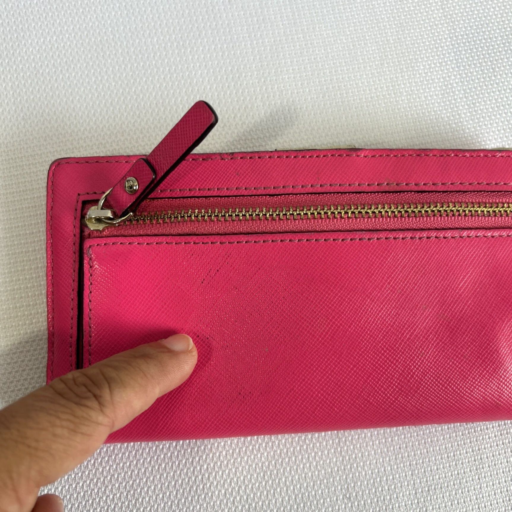 Vintage kate Spade Wallet Pink Slim Bifold Women Pink Size ONE SIZE - 4 Thumbnail