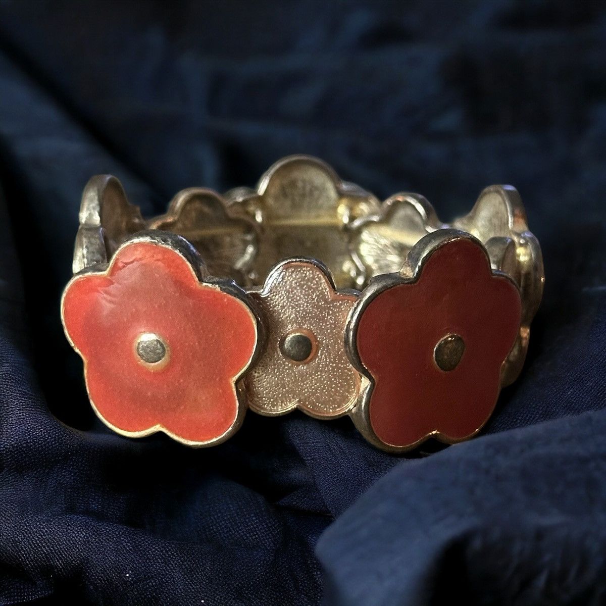 Other Enamel flower stretch bracelet Size ONE SIZE - 1 Thumbnail