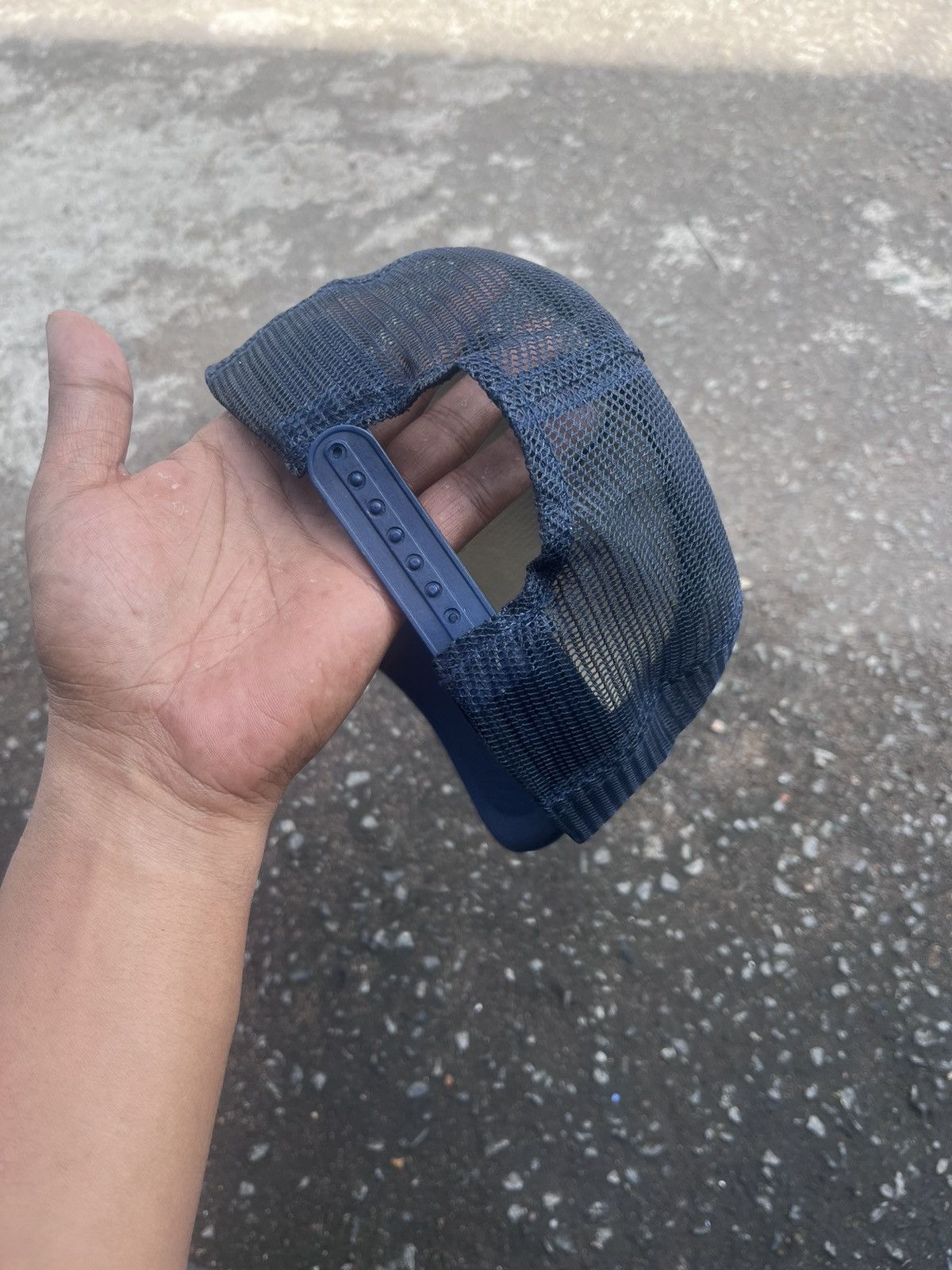 Vintage 90s Lazio Roma Soccer Mesh Trucker Cap Blue Size ONE SIZE - 4 Thumbnail