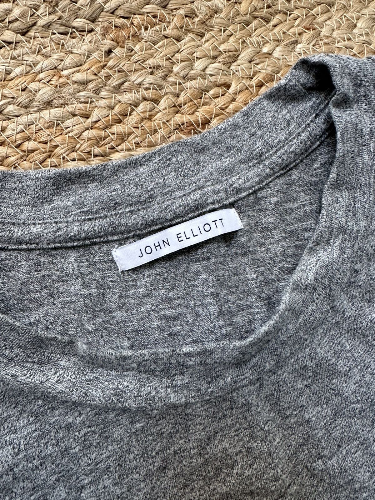 John Elliott John Elliott grey university l/s tee Size US XXL / EU 58 / 5 - 2 Thumbnail